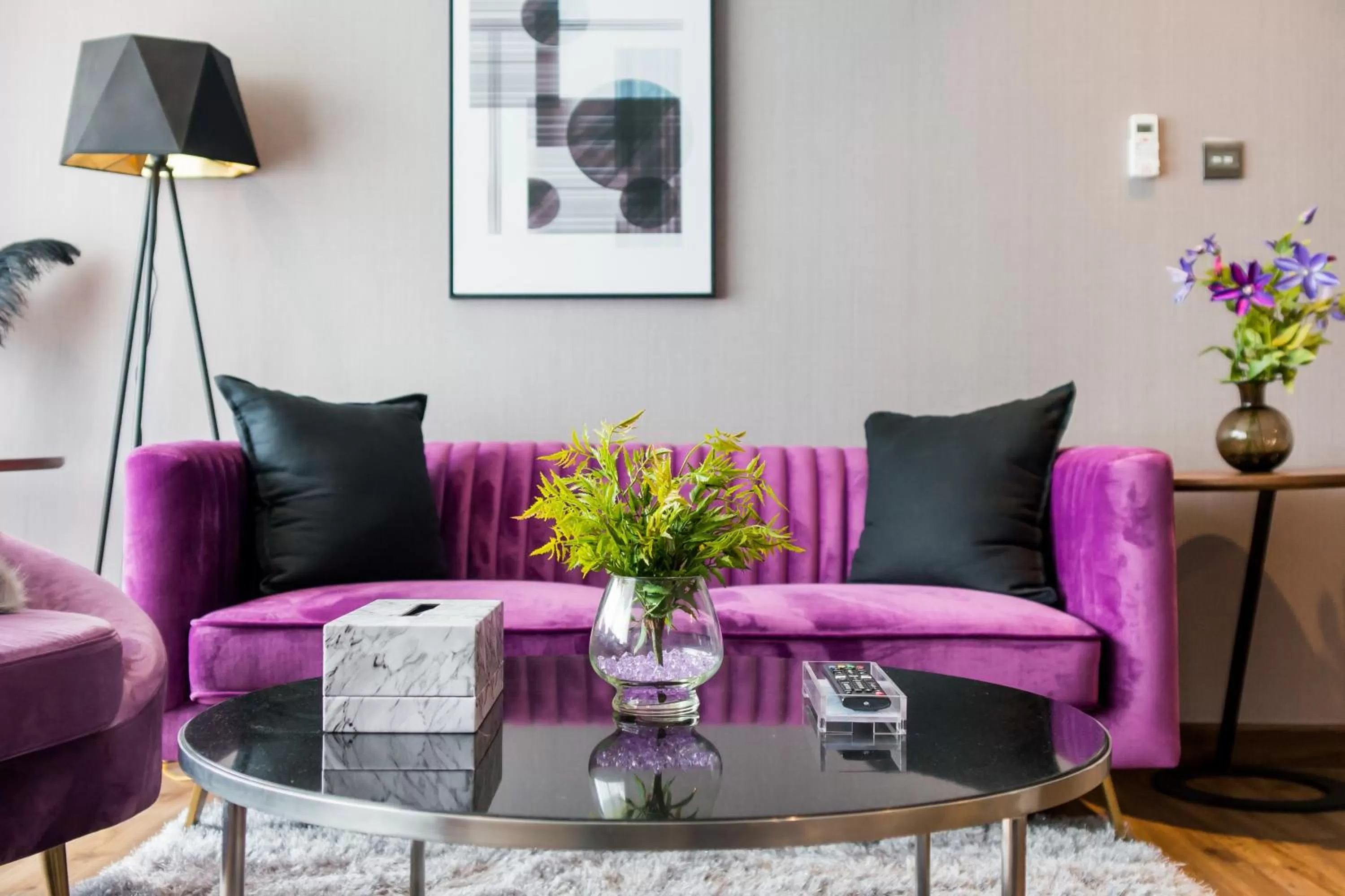 Seating area in XQ Pattaya Hotel