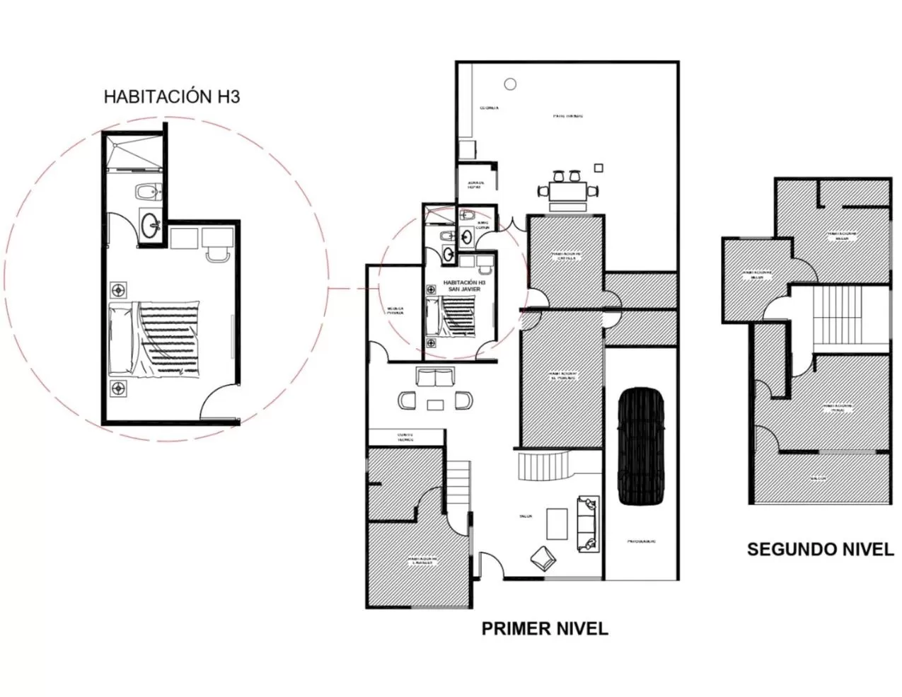 Floor plan in Casa Medallo