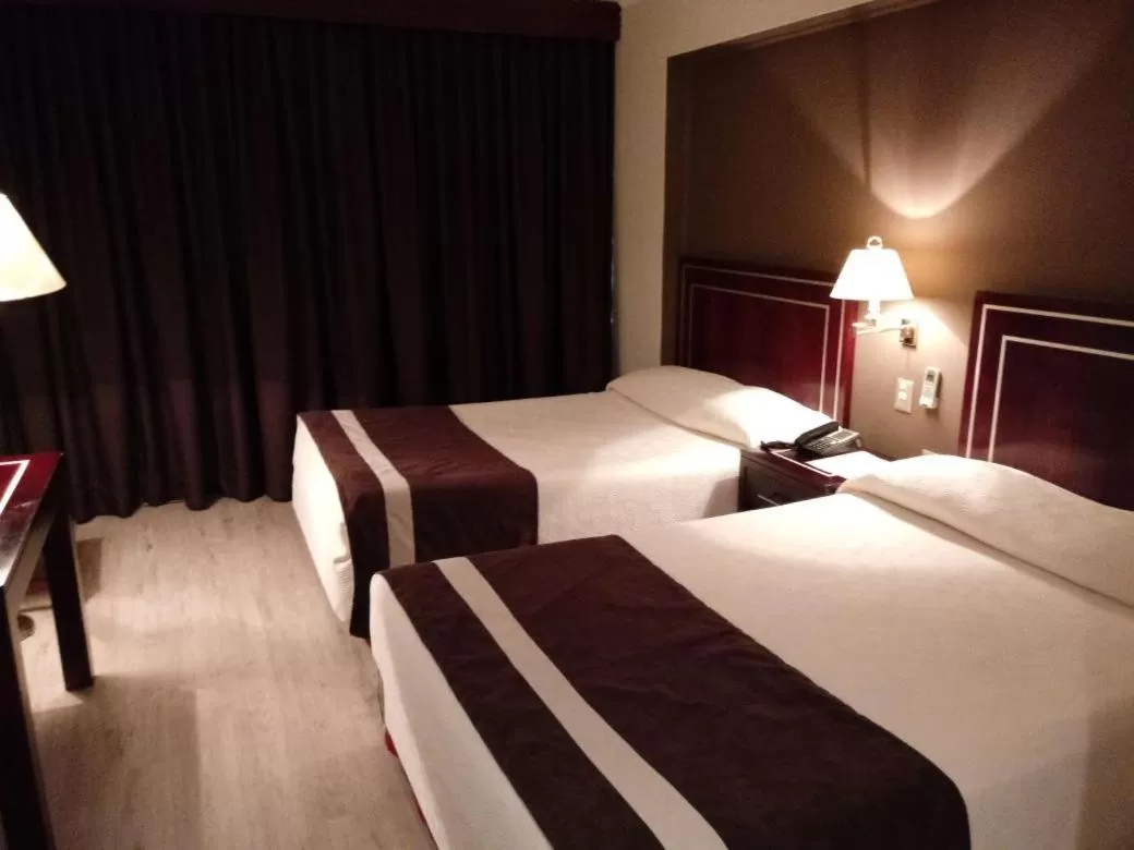 Bed in Hotel El Araucano