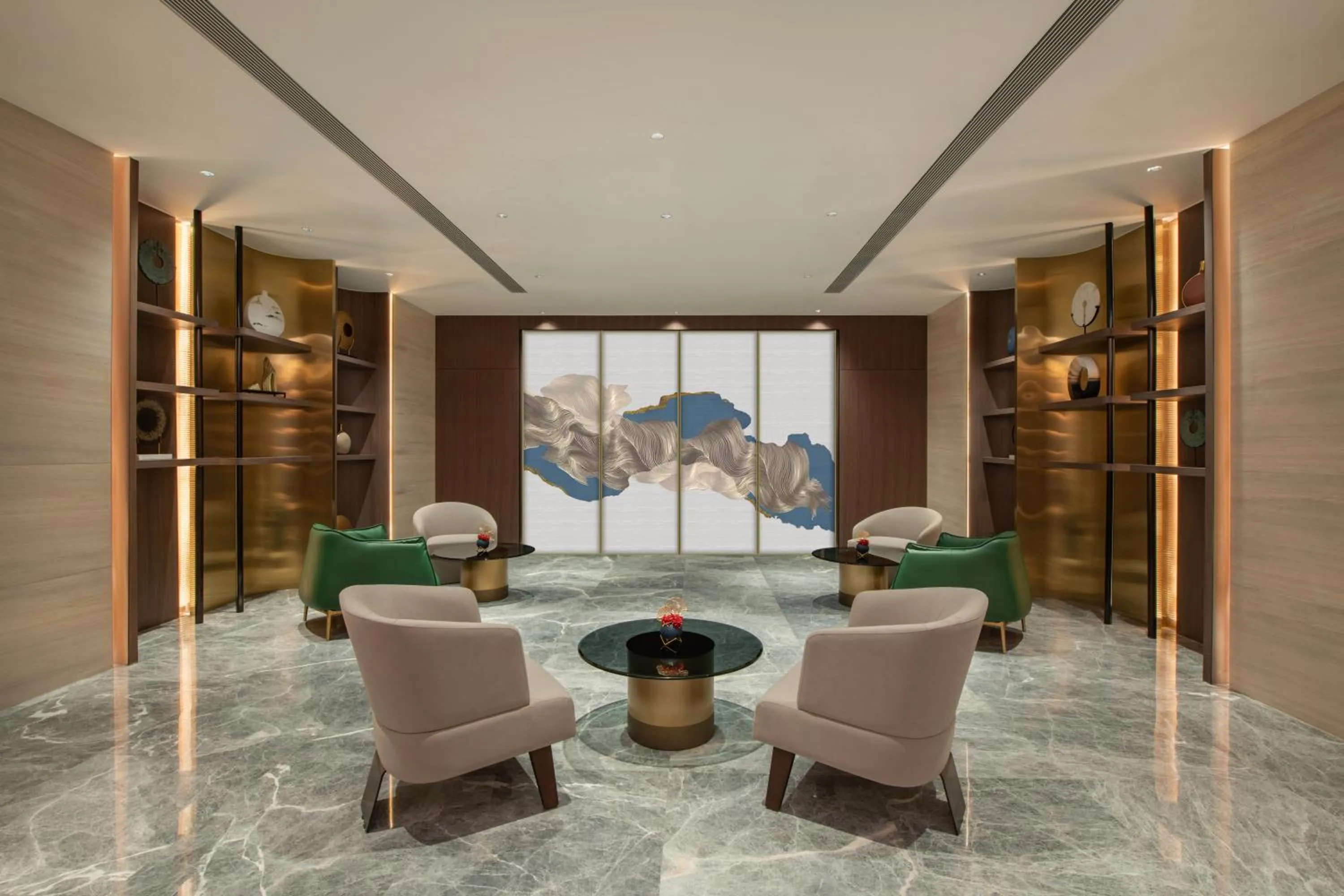 Seating area in Guangzhou Hotel