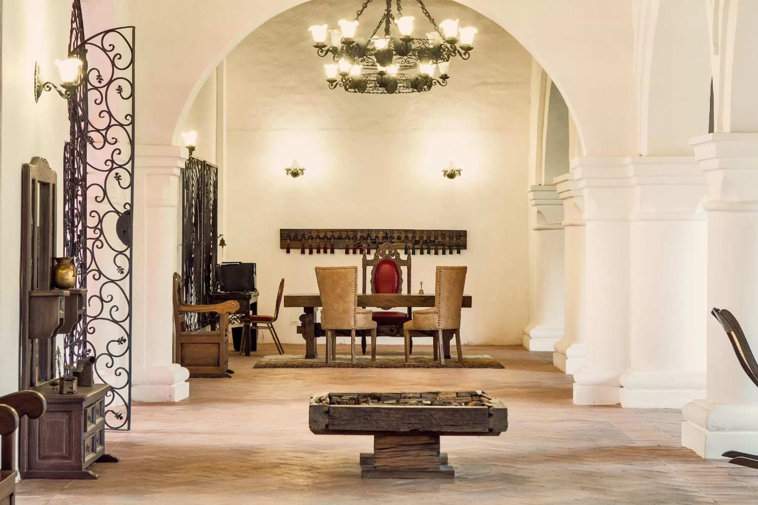 Lobby or reception in Hotel Doña Manuela