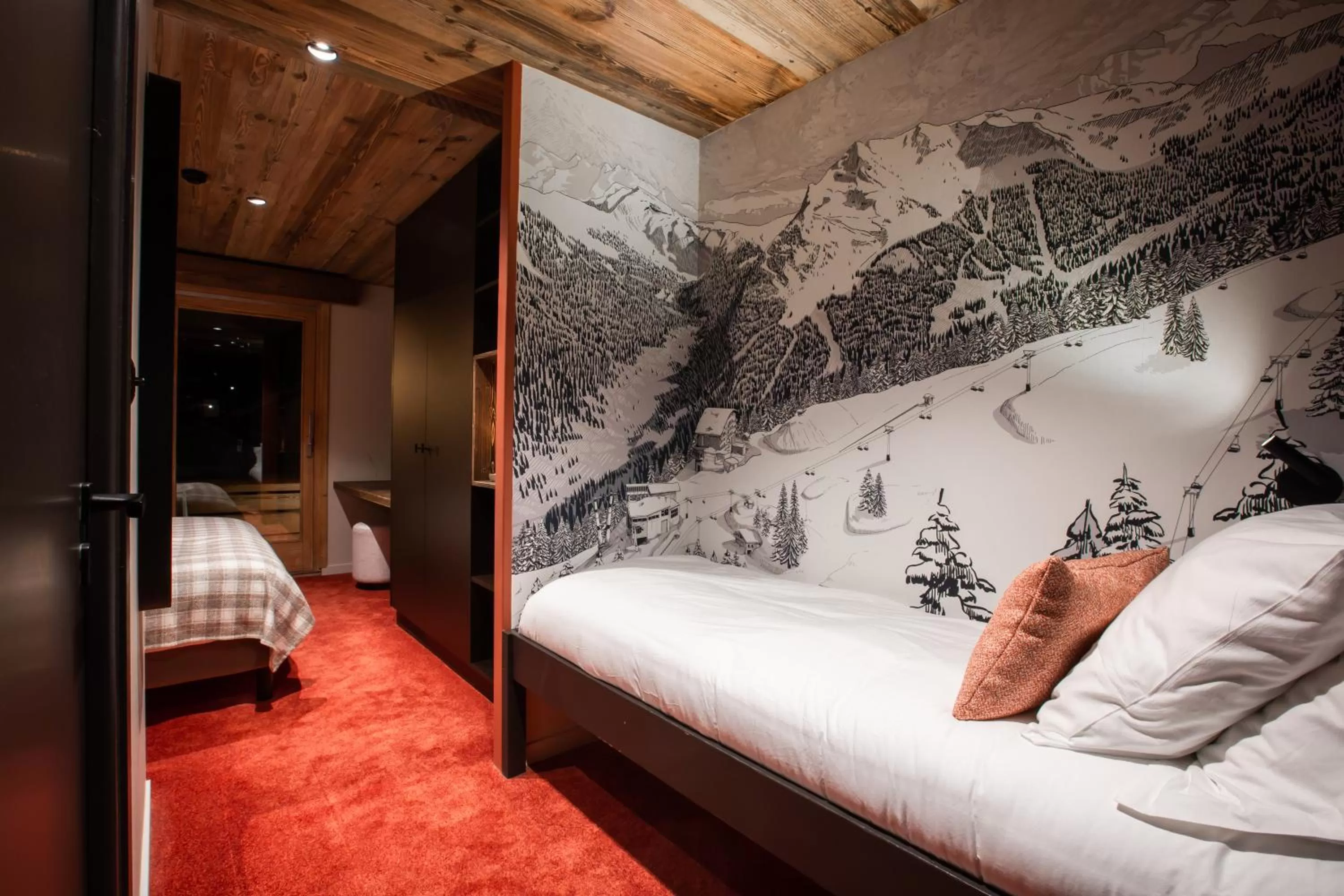 Photo of the whole room, Bed in Hôtel Névé