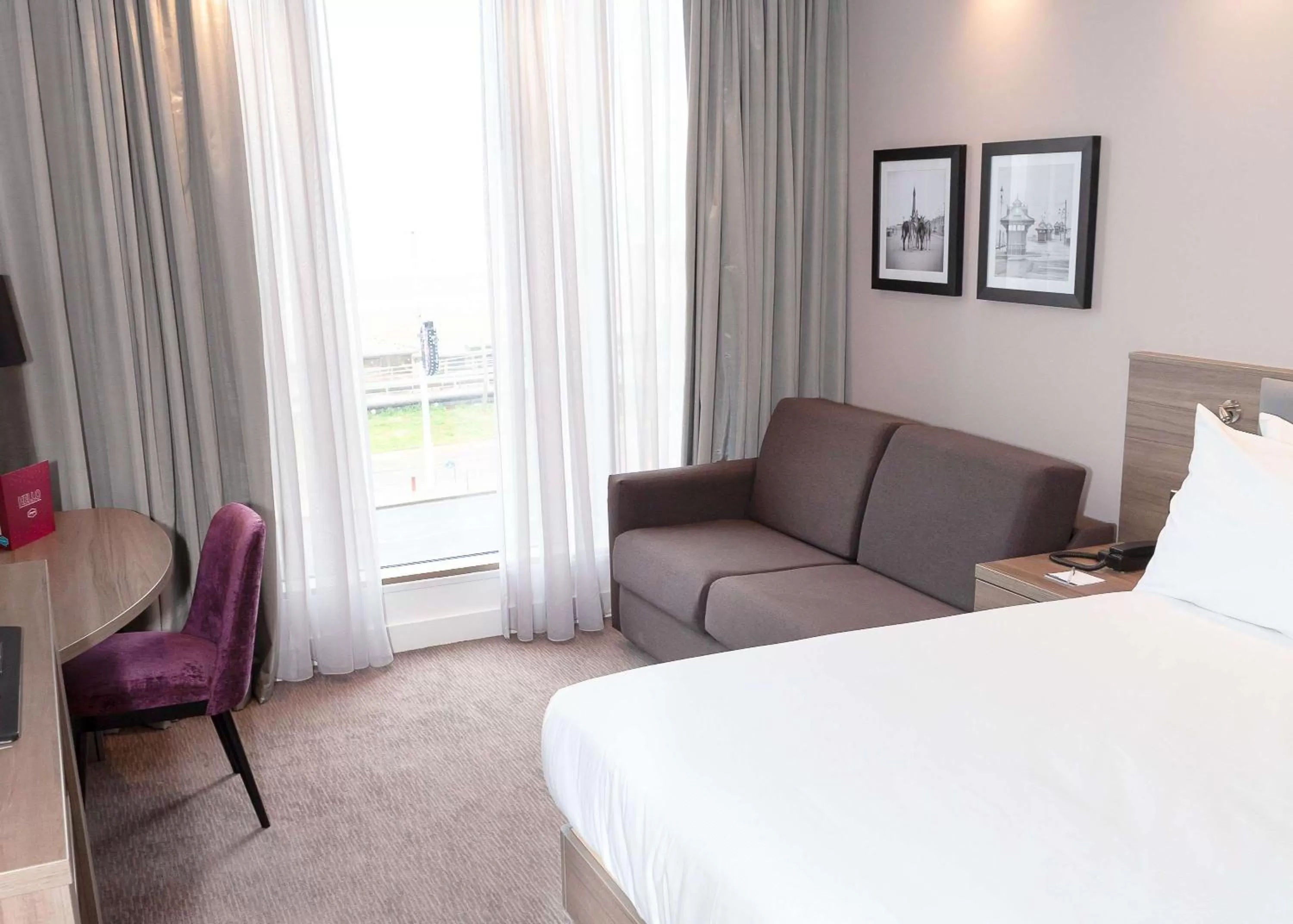 Bedroom, Bed in Hampton By Hilton Blackpool