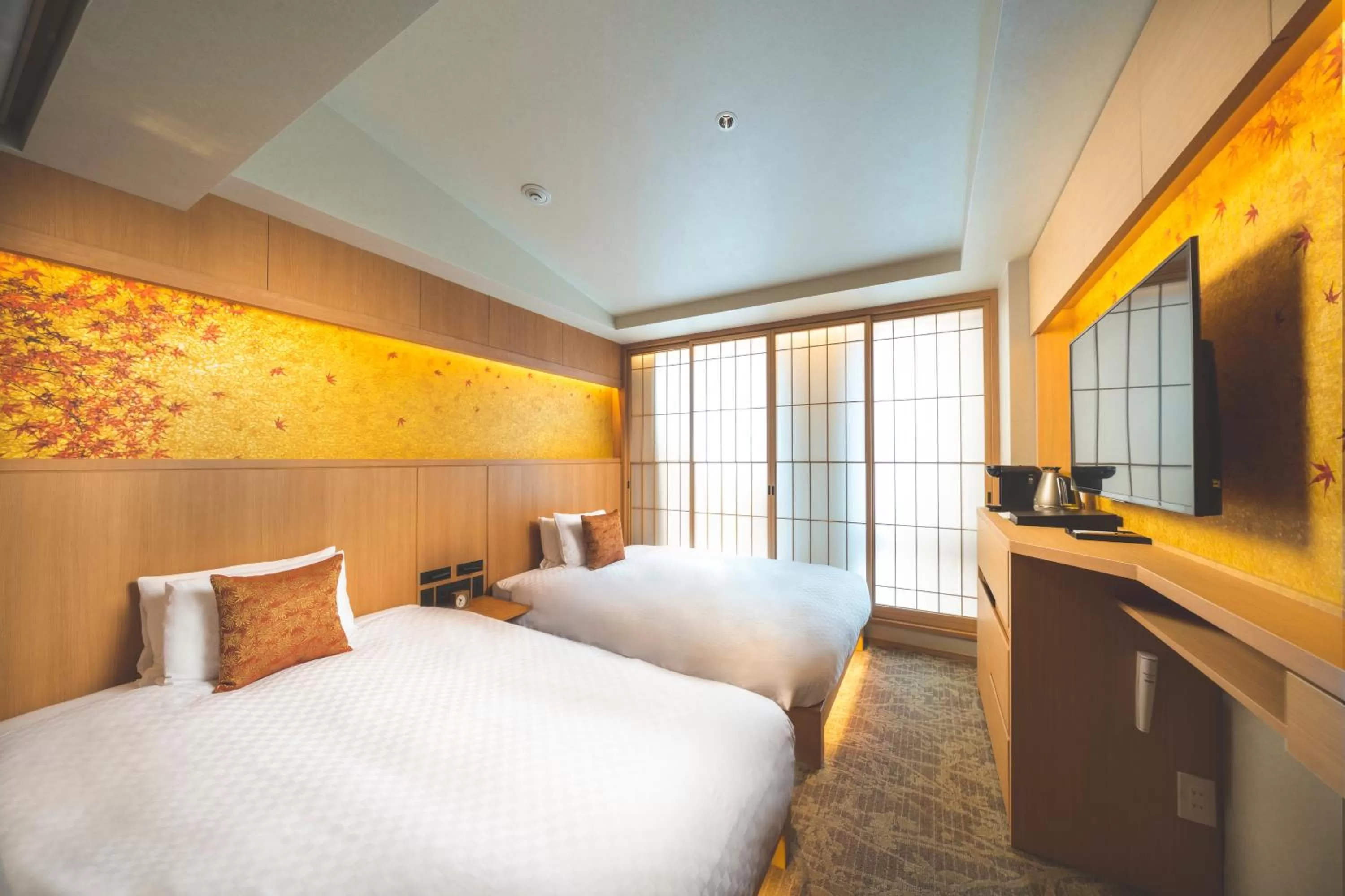 Photo of the whole room, Bed in KAYA Kyoto Nijo Castle, BW Signature Collection by Best Western