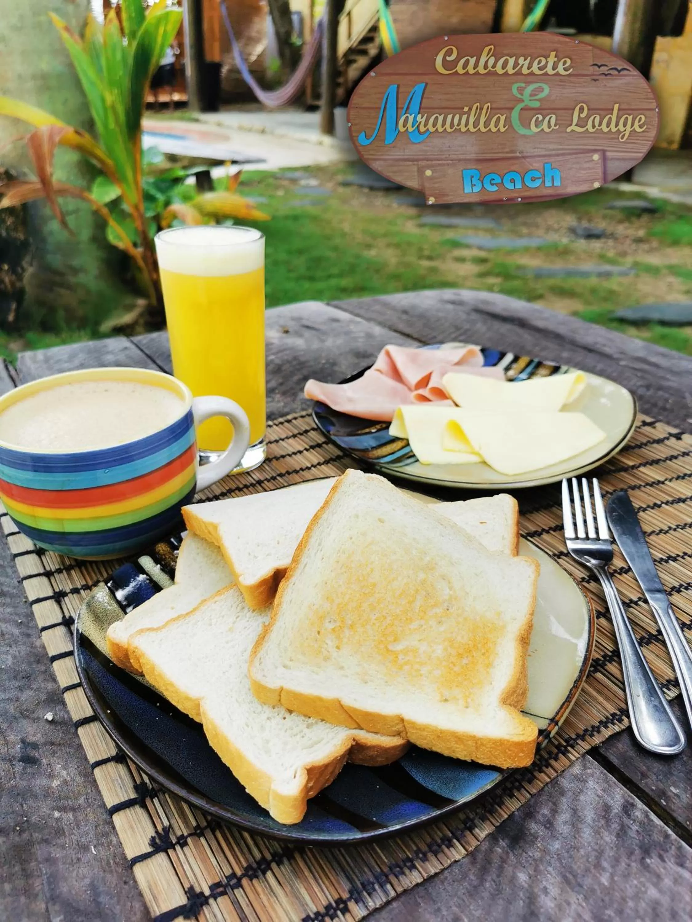 Continental breakfast in Cabarete Maravilla Eco Lodge Boutique Beach Surf Encuentro, Kite, by AA Crypto Group
