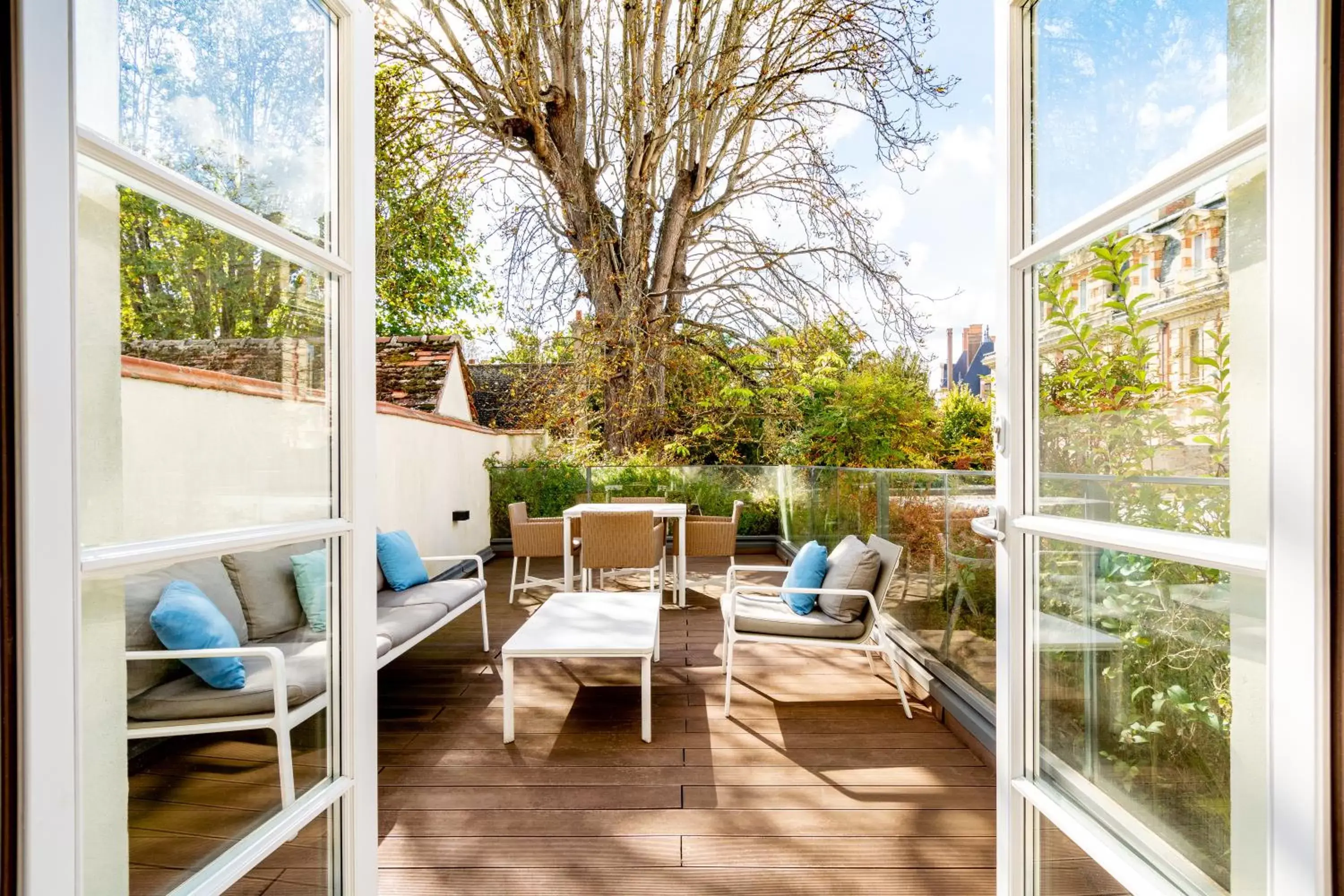 Double Room with Terrace in La Demeure Du Parc Double Room with Terrace in La Demeure Du Parc