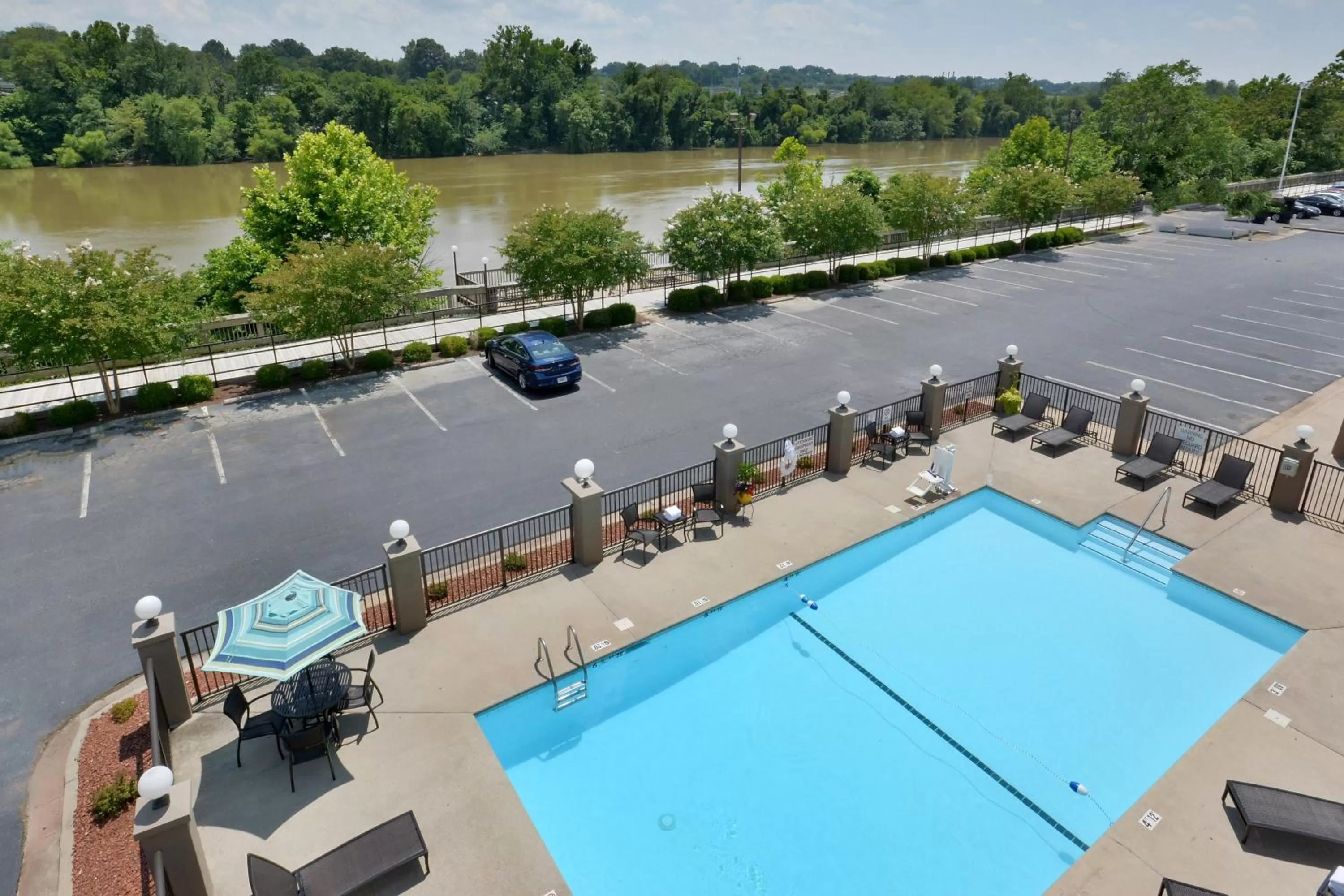 Swimming pool in Holiday Inn Express Danville by IHG