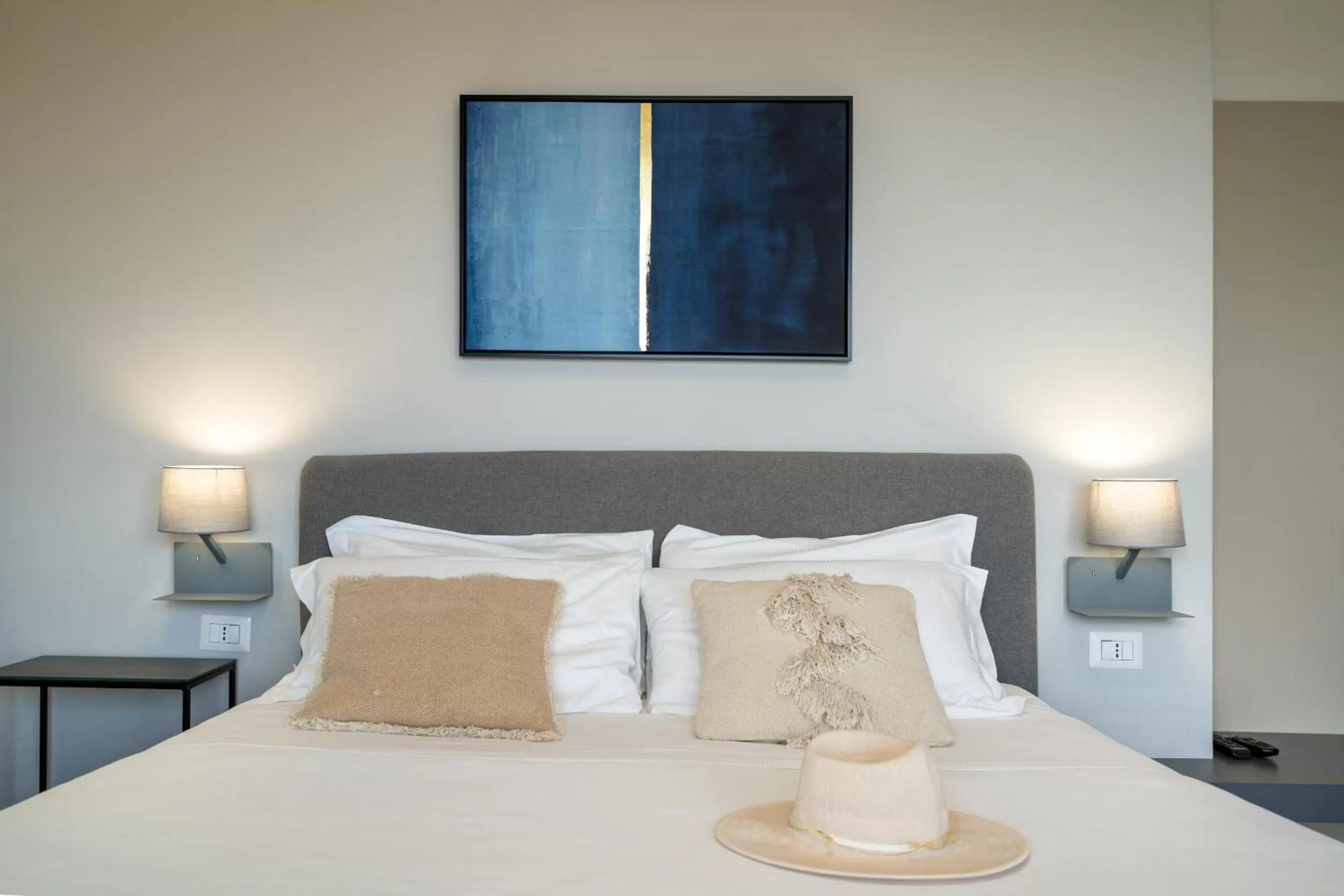 Bed in Taormina Palace Hotel