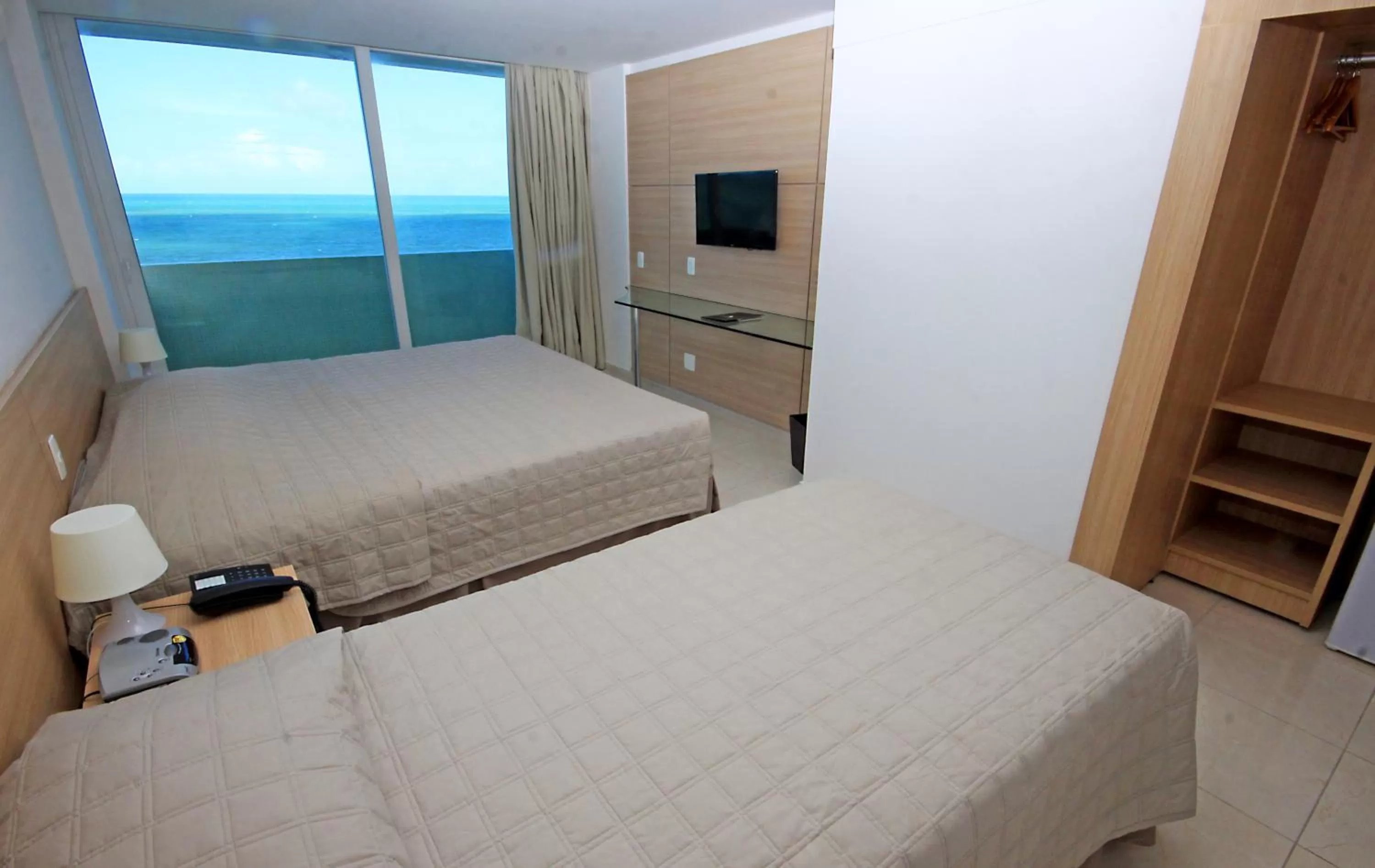 Bed in Hotel Jangadeiro