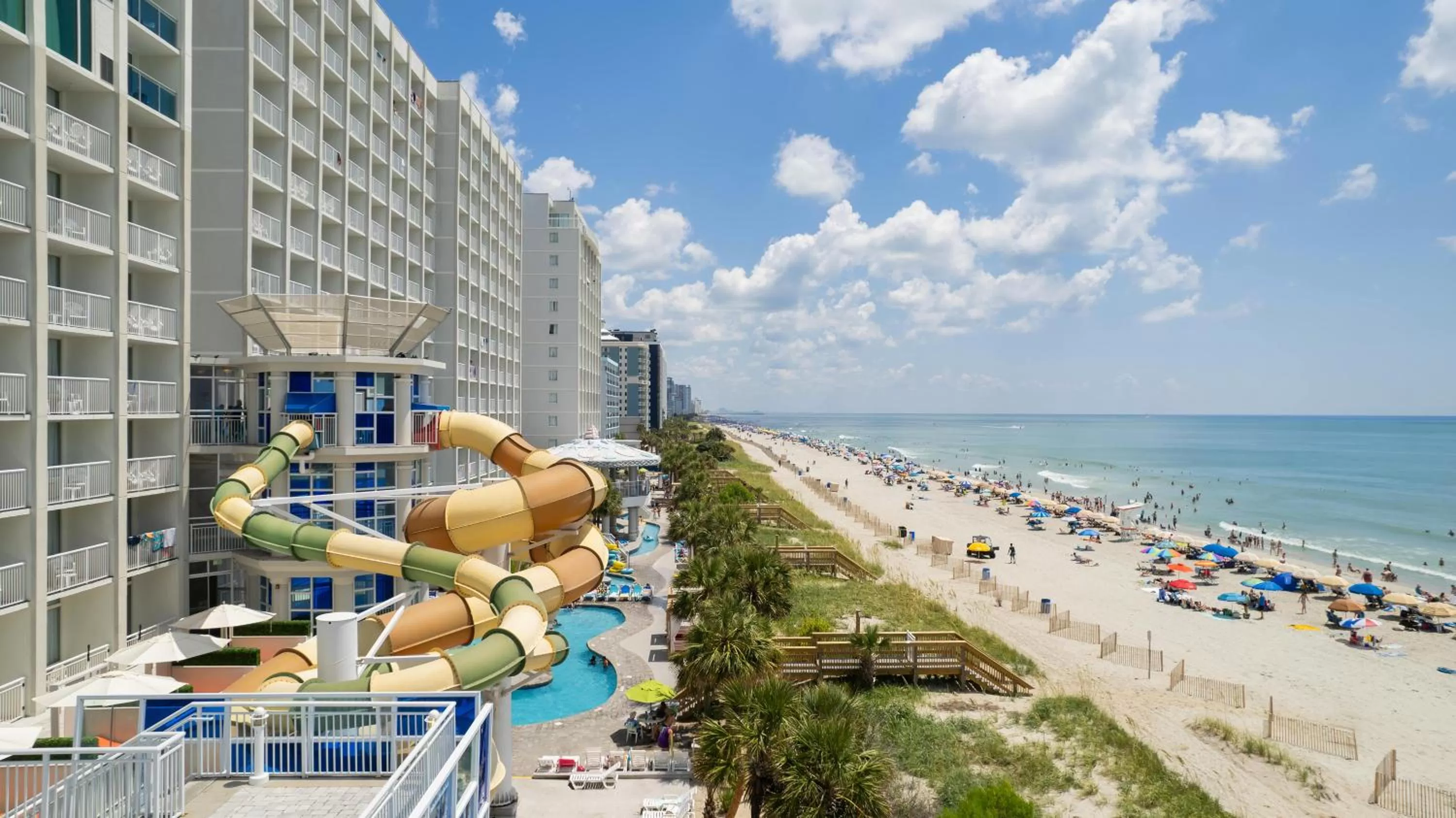 Aqua park in Crown Reef Beach Resort and Waterpark