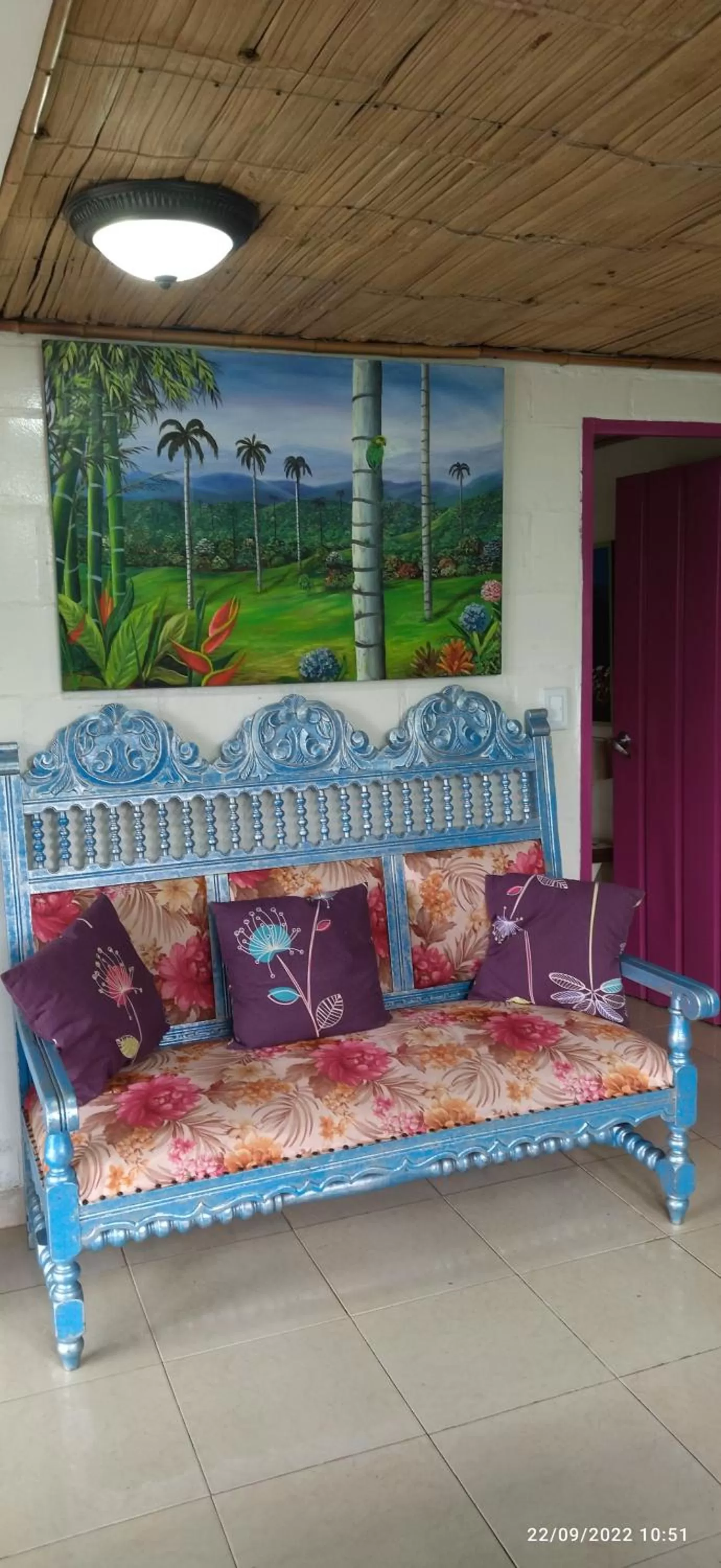 Living room in Finca San Miguel Filandia