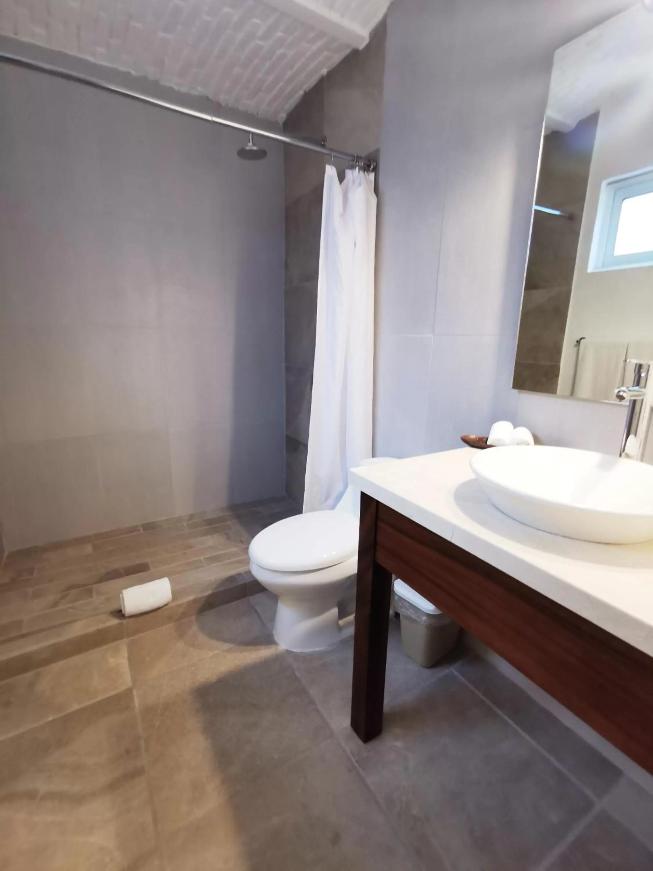 Bathroom in Plaza Chapala Hotel