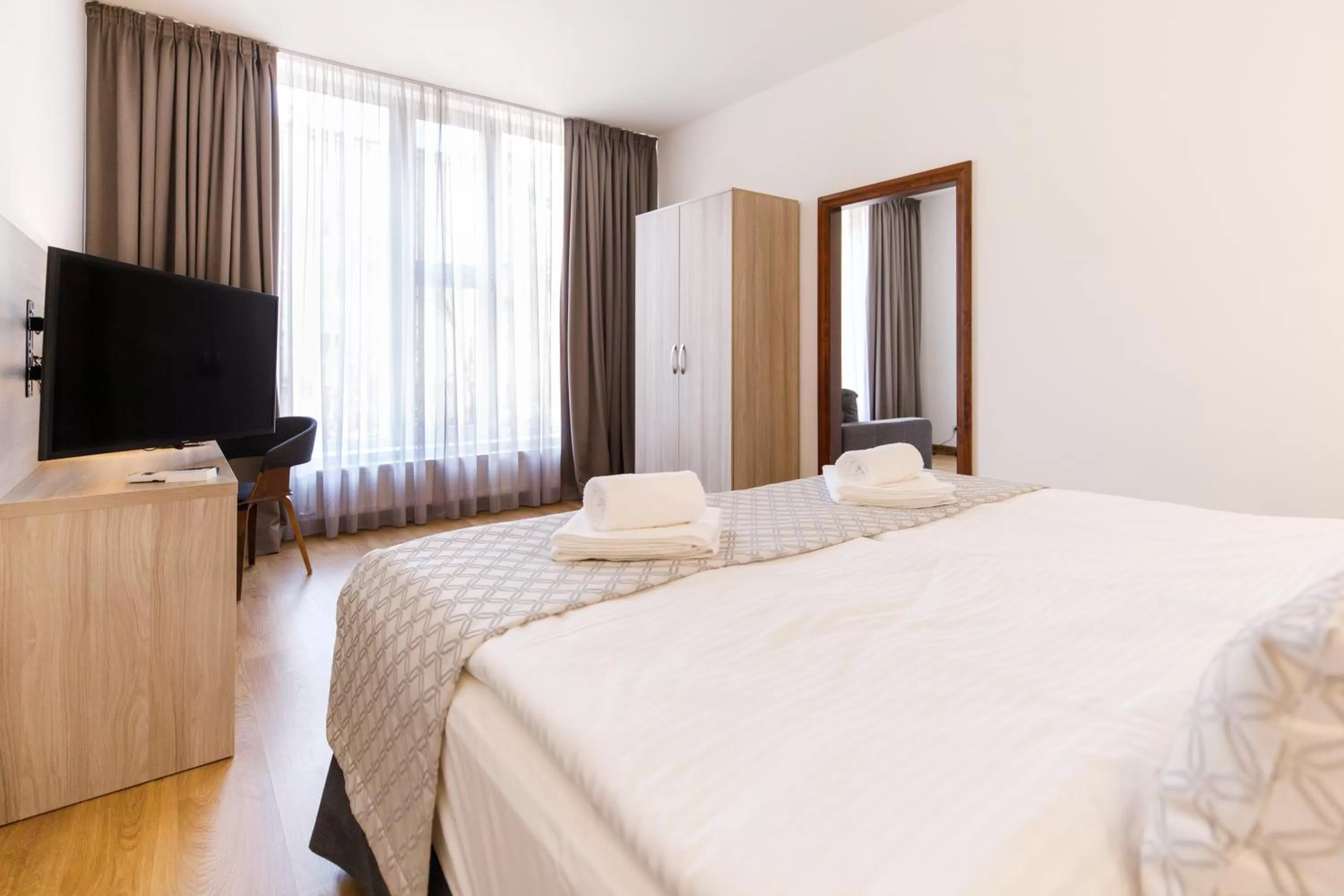 Bed in Hotel Antonio