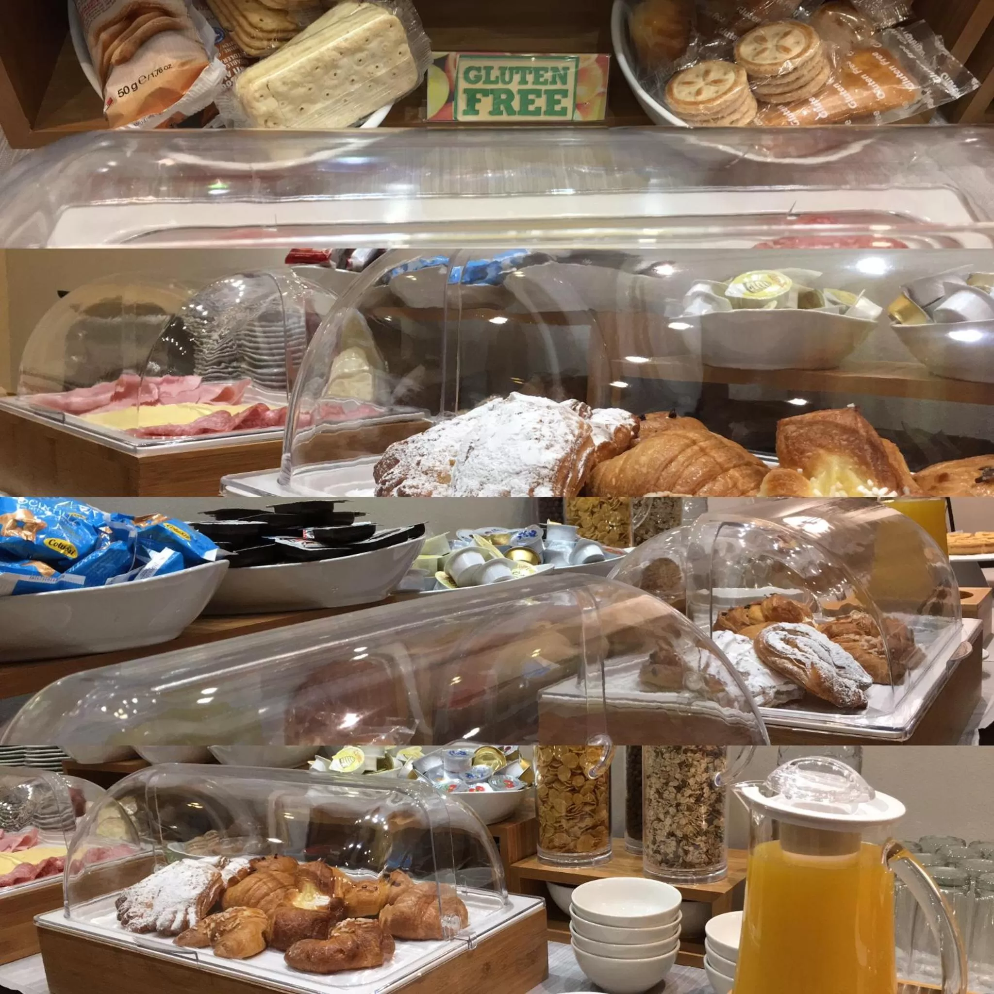 Buffet breakfast in Hotel Est Piombino