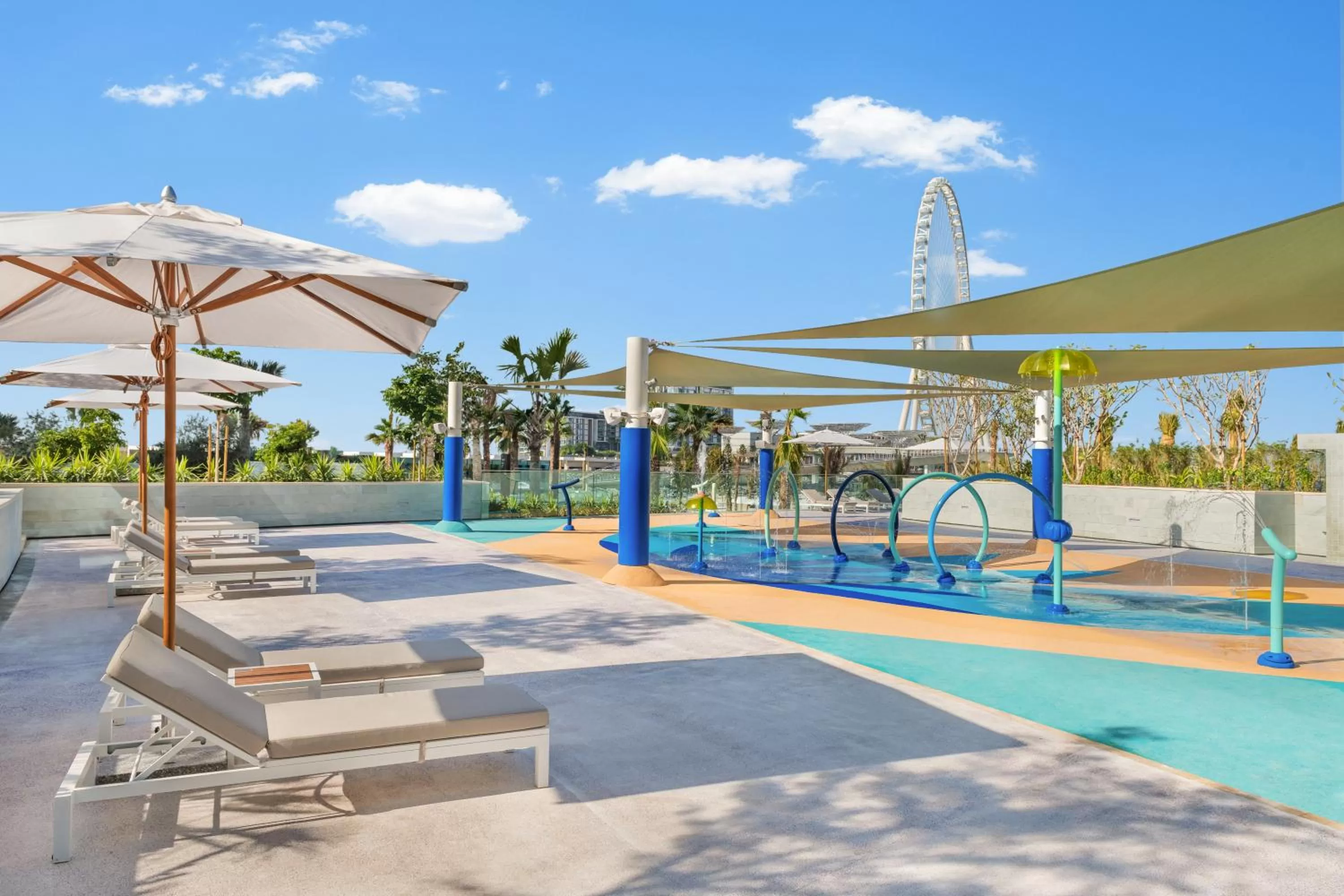 Children play ground in Address Beach Resort