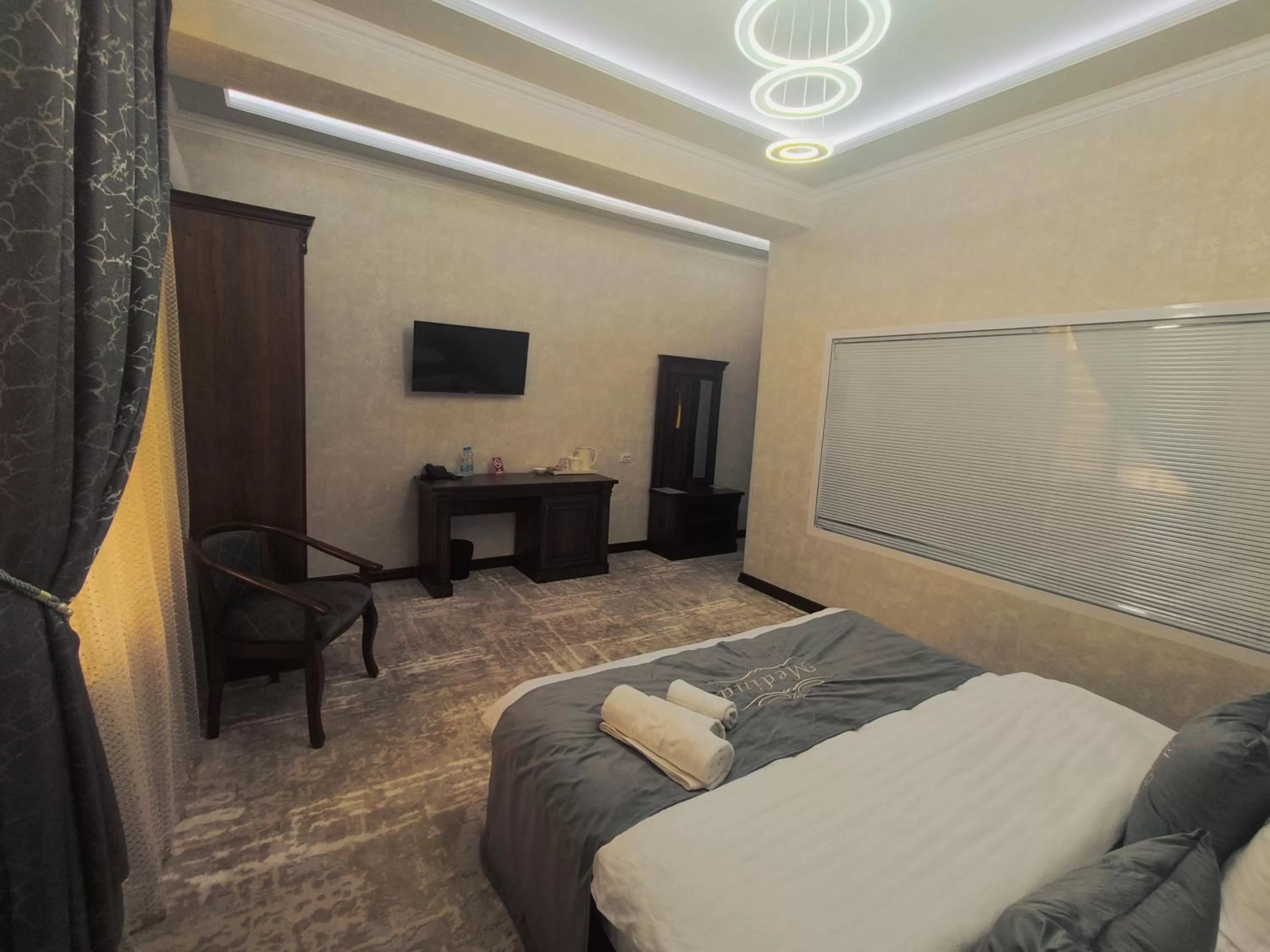 Bed in Medina Hotel Samarkand
