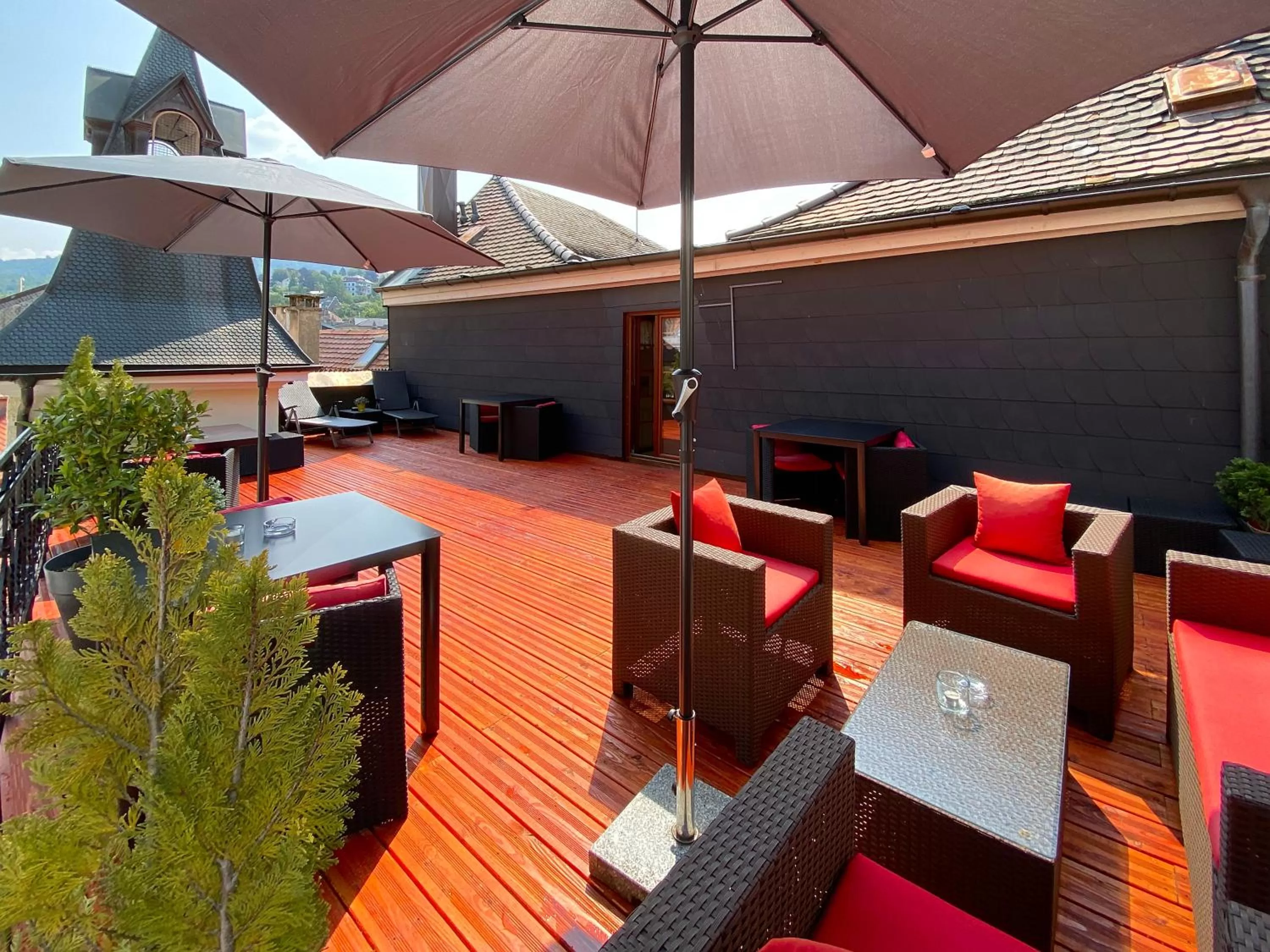 Balcony/Terrace in Hotel Rathausglöckel