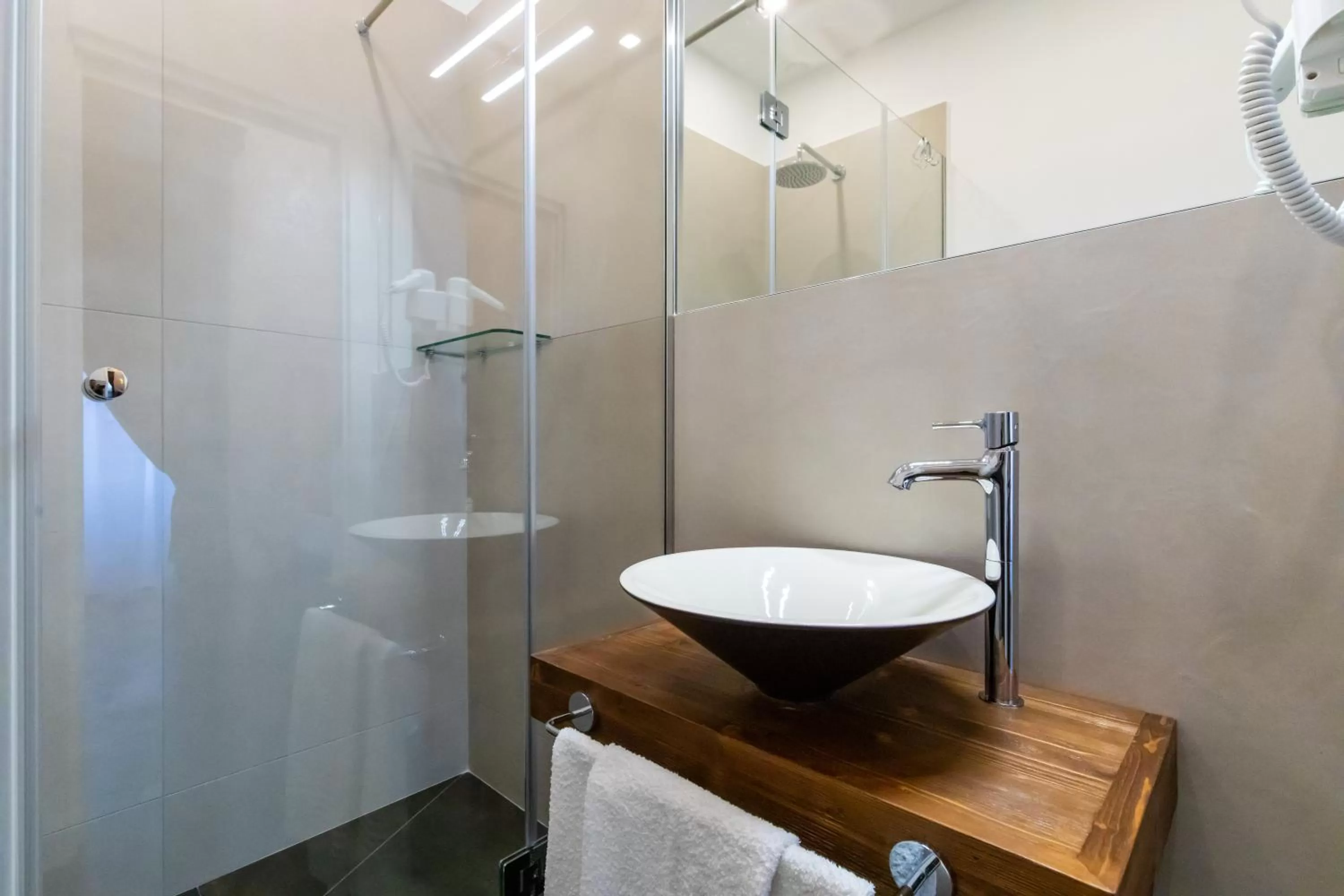 Shower in Santa Chiara Inn