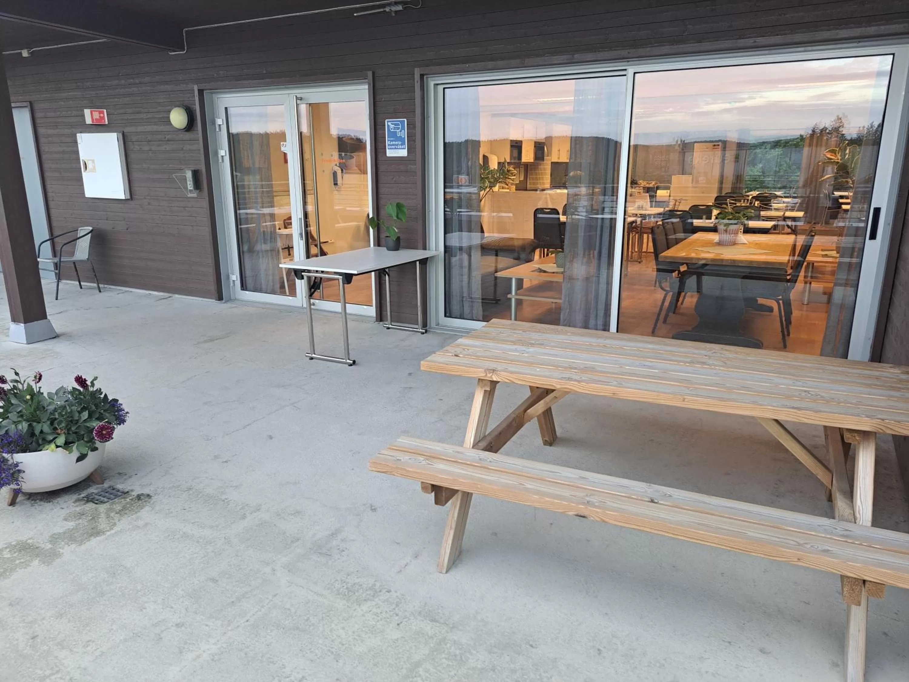 Balcony/Terrace in Motell Svinesundparken