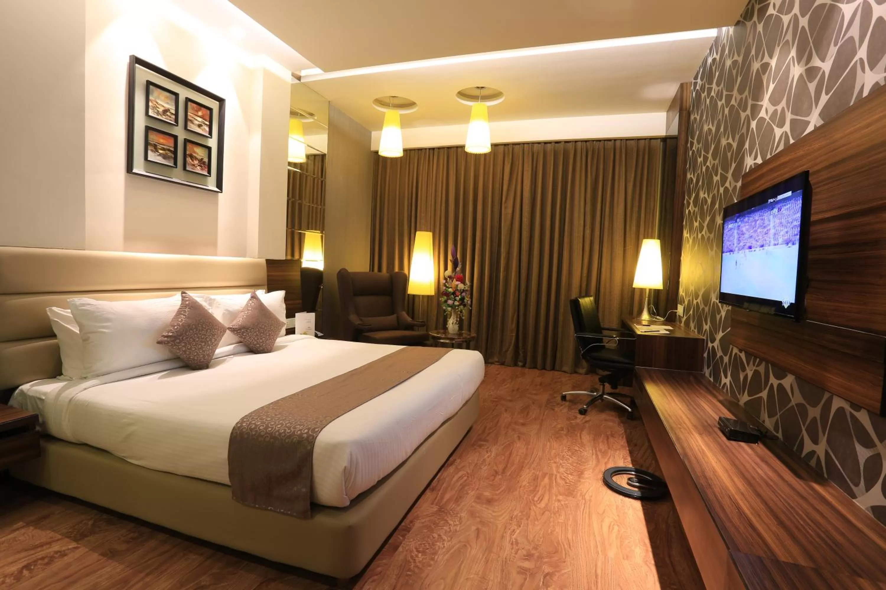 Bedroom, Bed in The Vivaan Hotel & Resorts Karnal