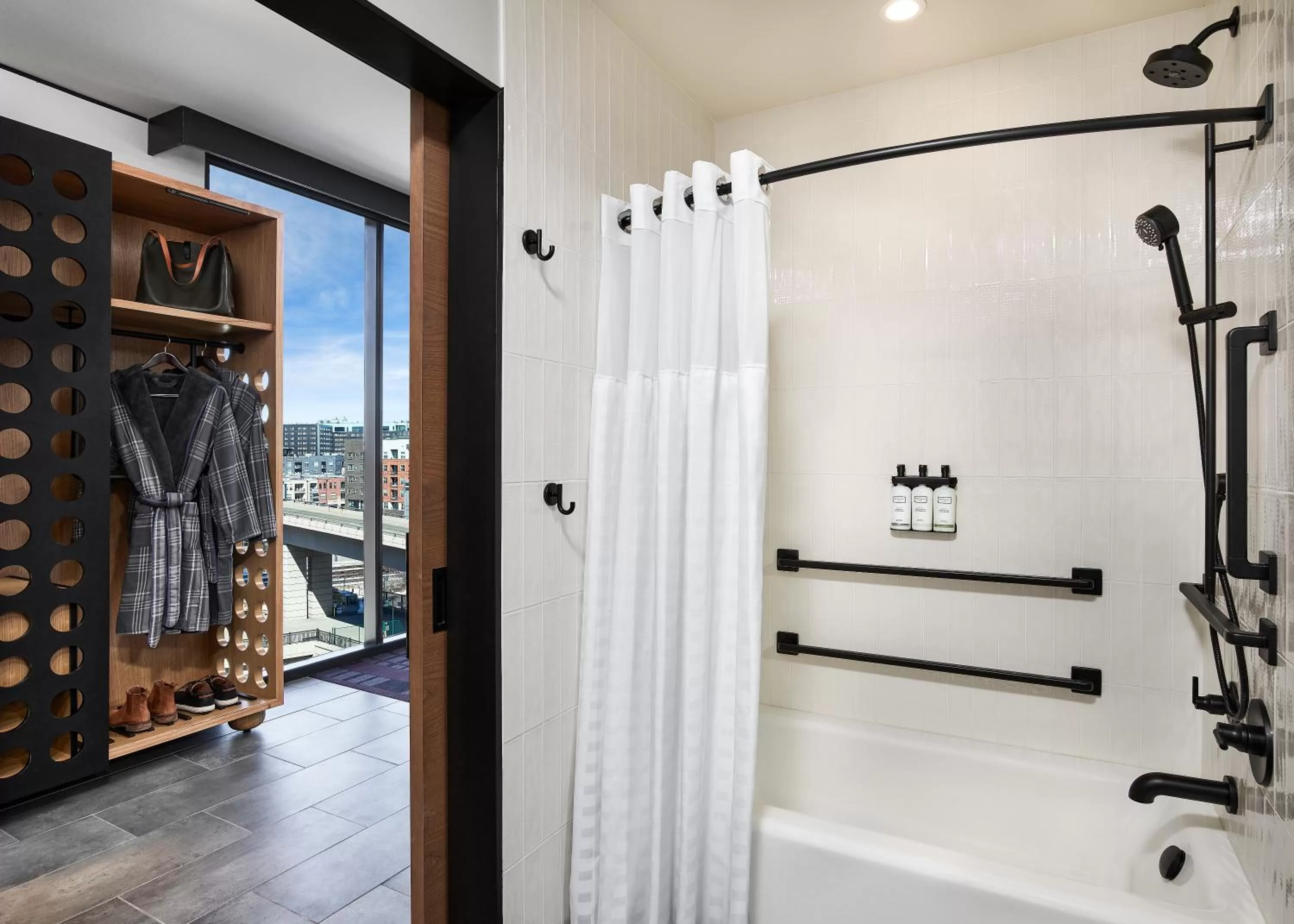 Bathroom in The Rally Hotel at McGregor Square