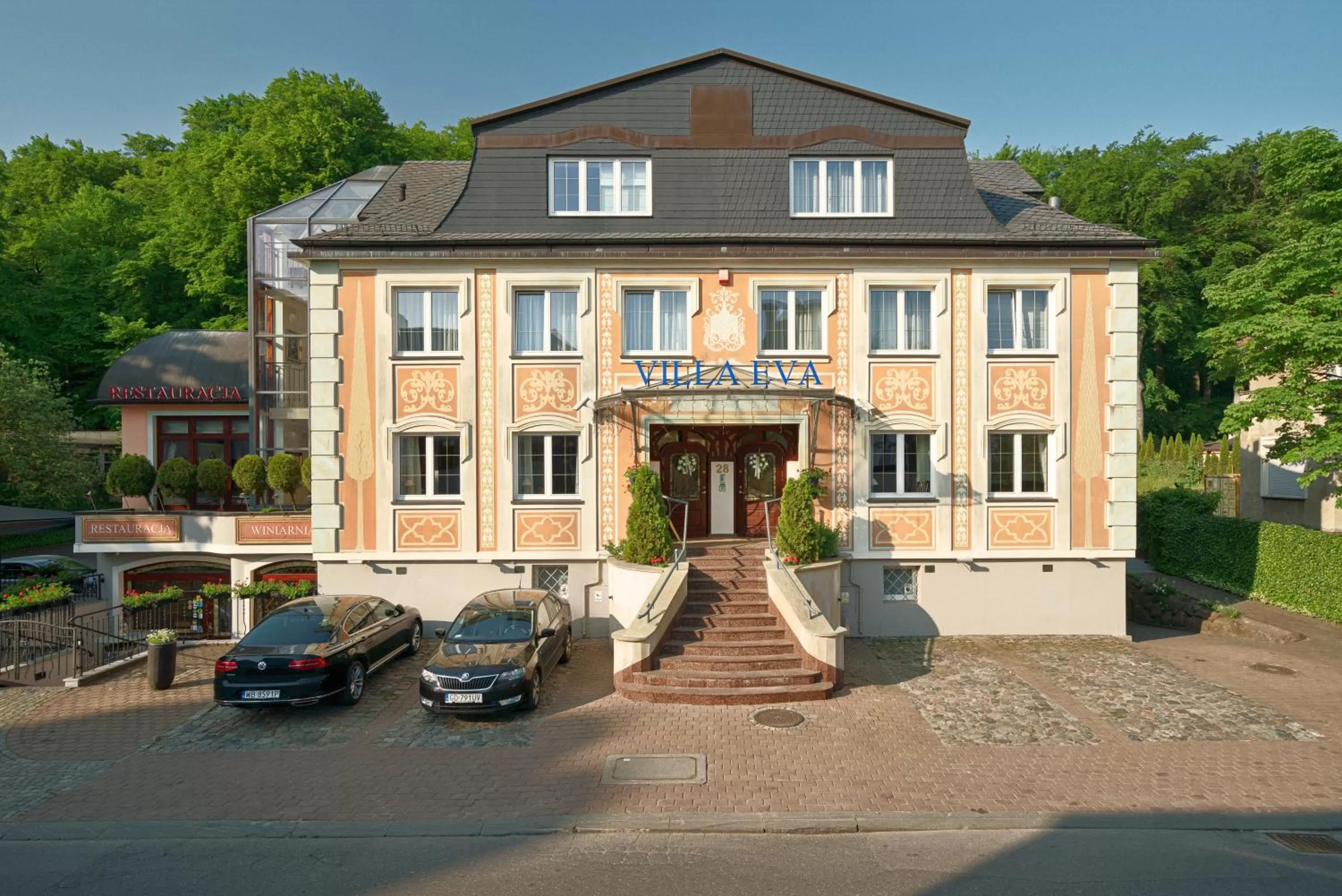 Property building in Hotel Villa Eva