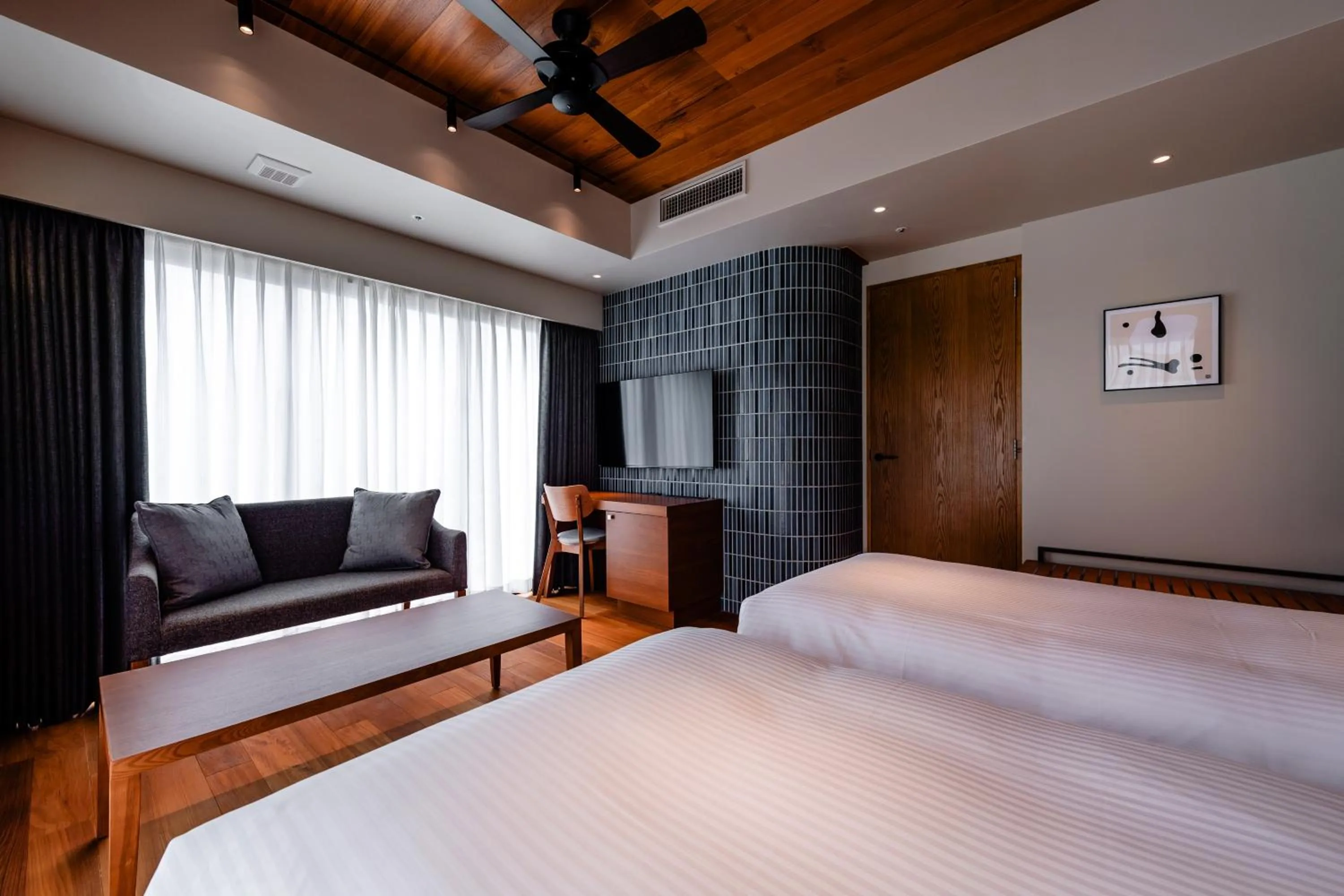 Bed in PROSTYLE TERRACE NAHA