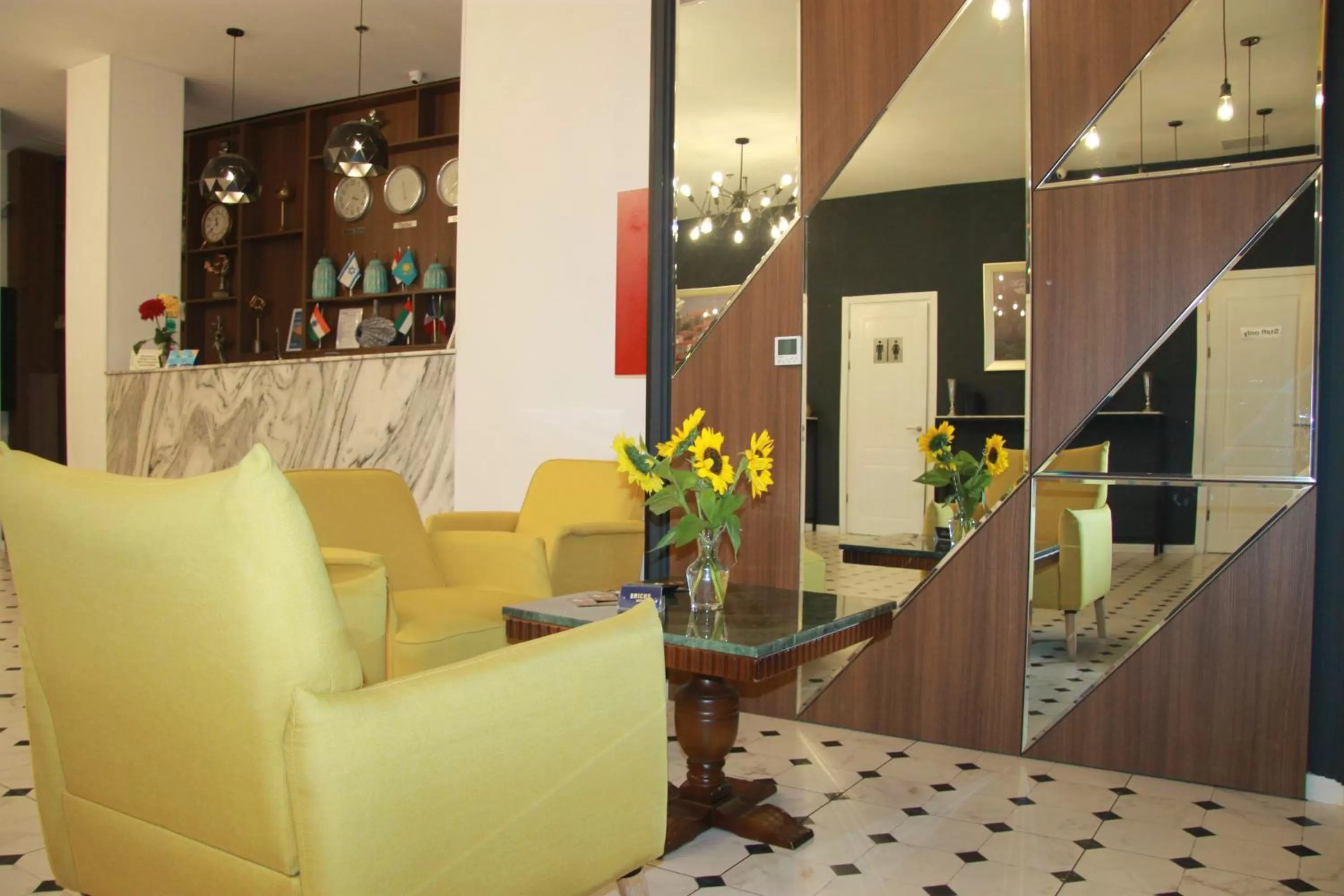Lobby or reception in Bricks Hotel Tbilisi