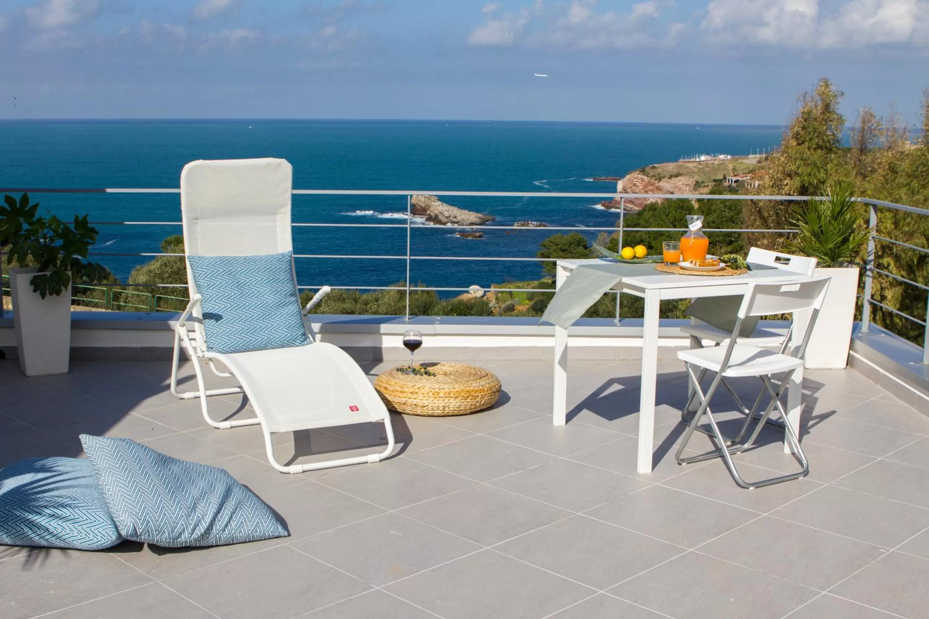 Balcony/Terrace in Zabbàra B&B