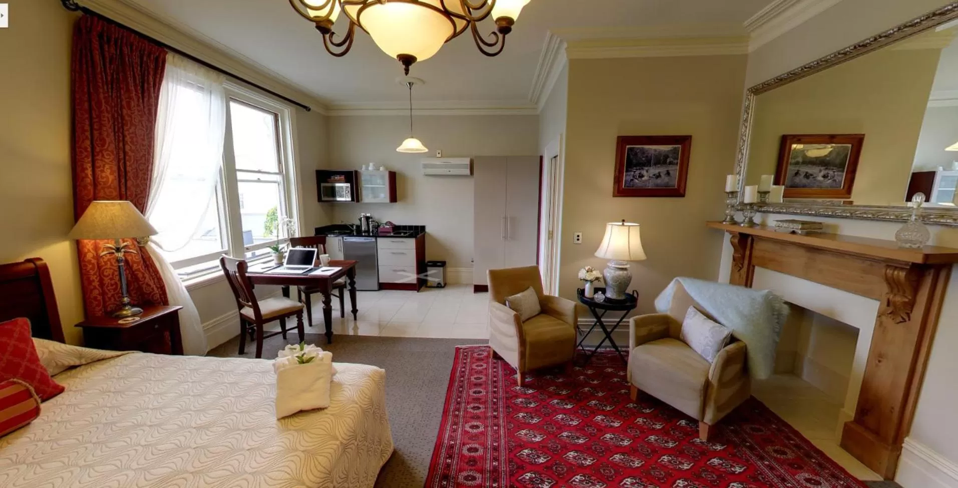 Bed in Merivale Manor