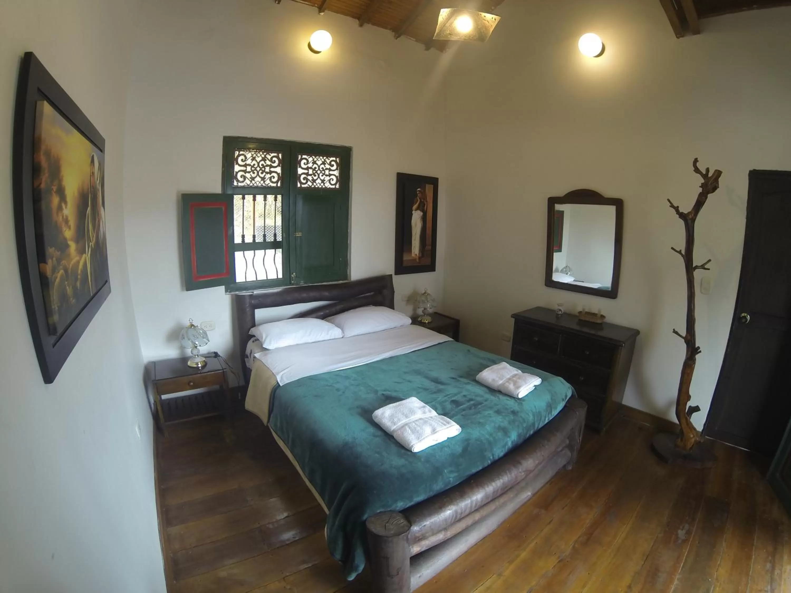 Bedroom, Bed in Finca Campestre La Adelita B&B