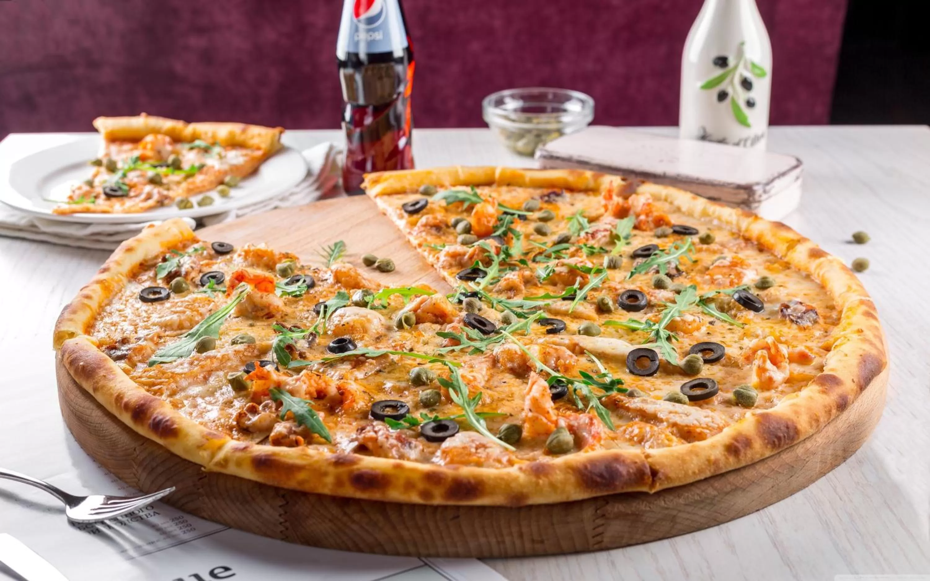 Food and drinks in Home Chic Hotel