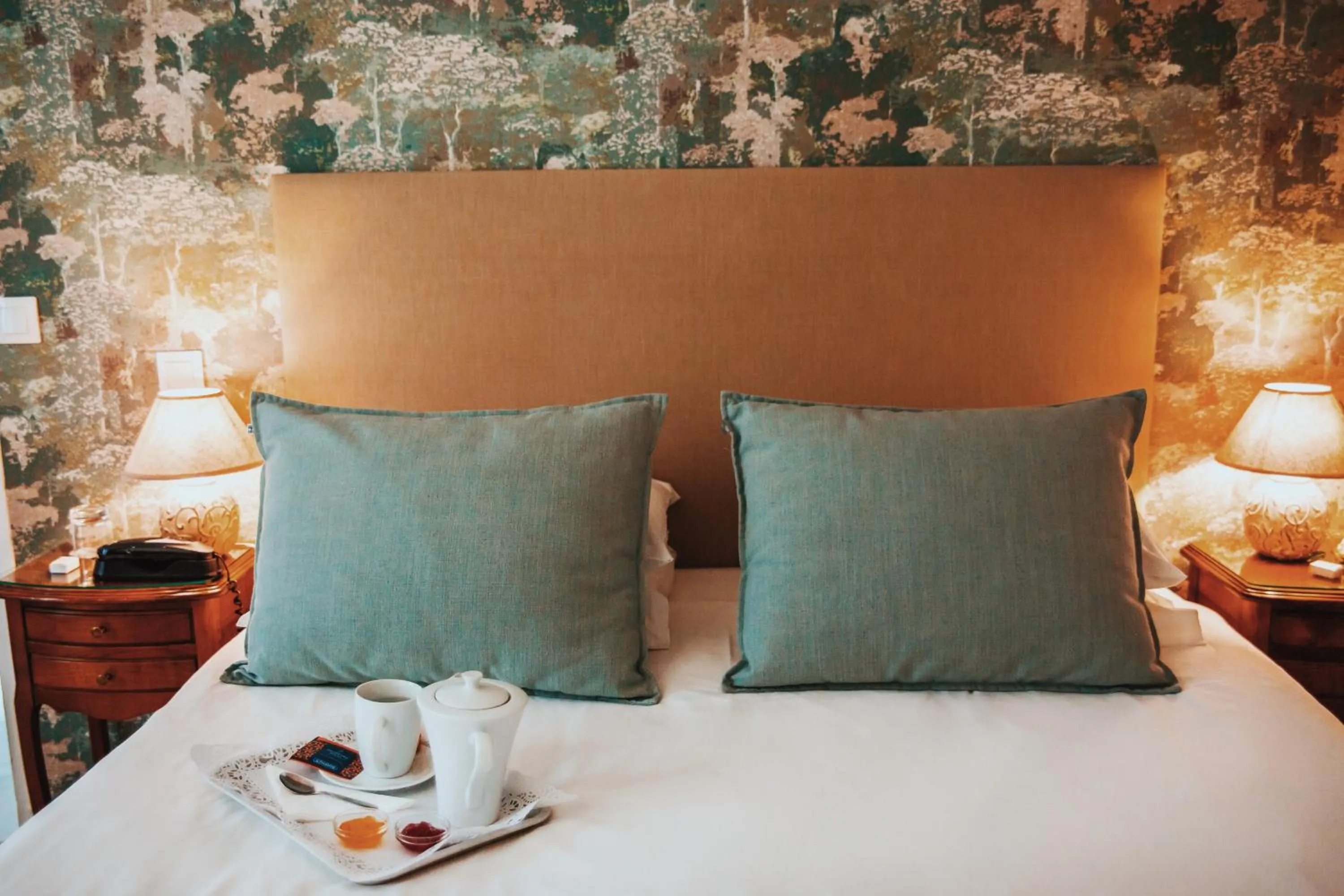 Decorative detail, Bed in Arcadie Montparnasse