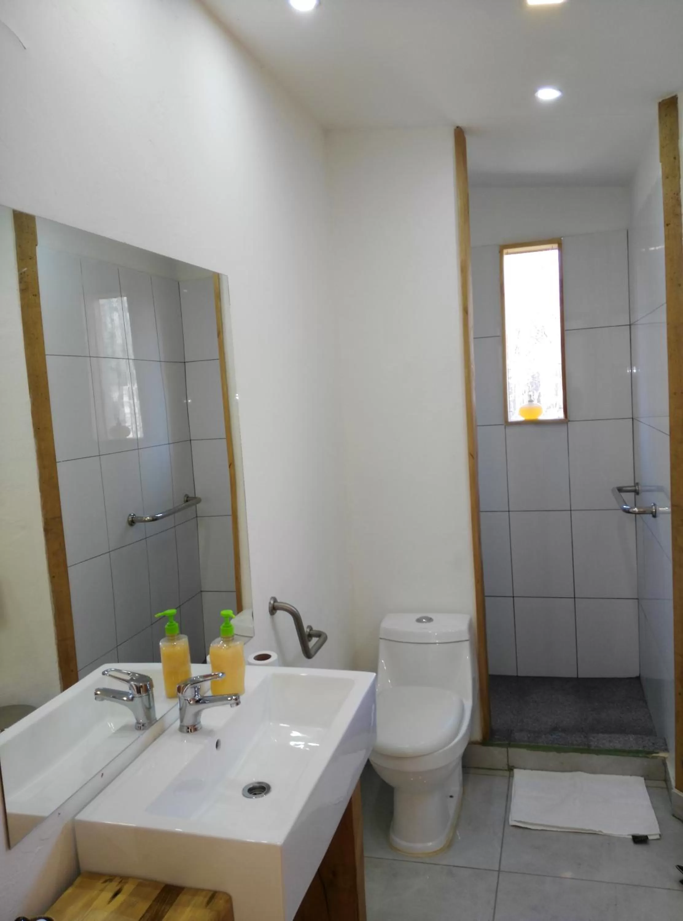 Bathroom in Hostería de la Patagonia