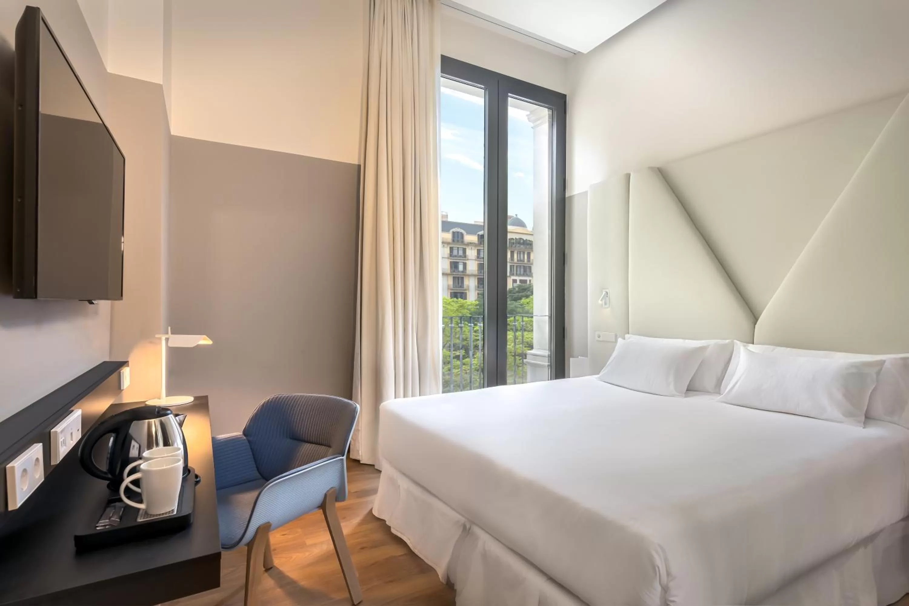 View (from property/room), Bed in Occidental Diagonal 414