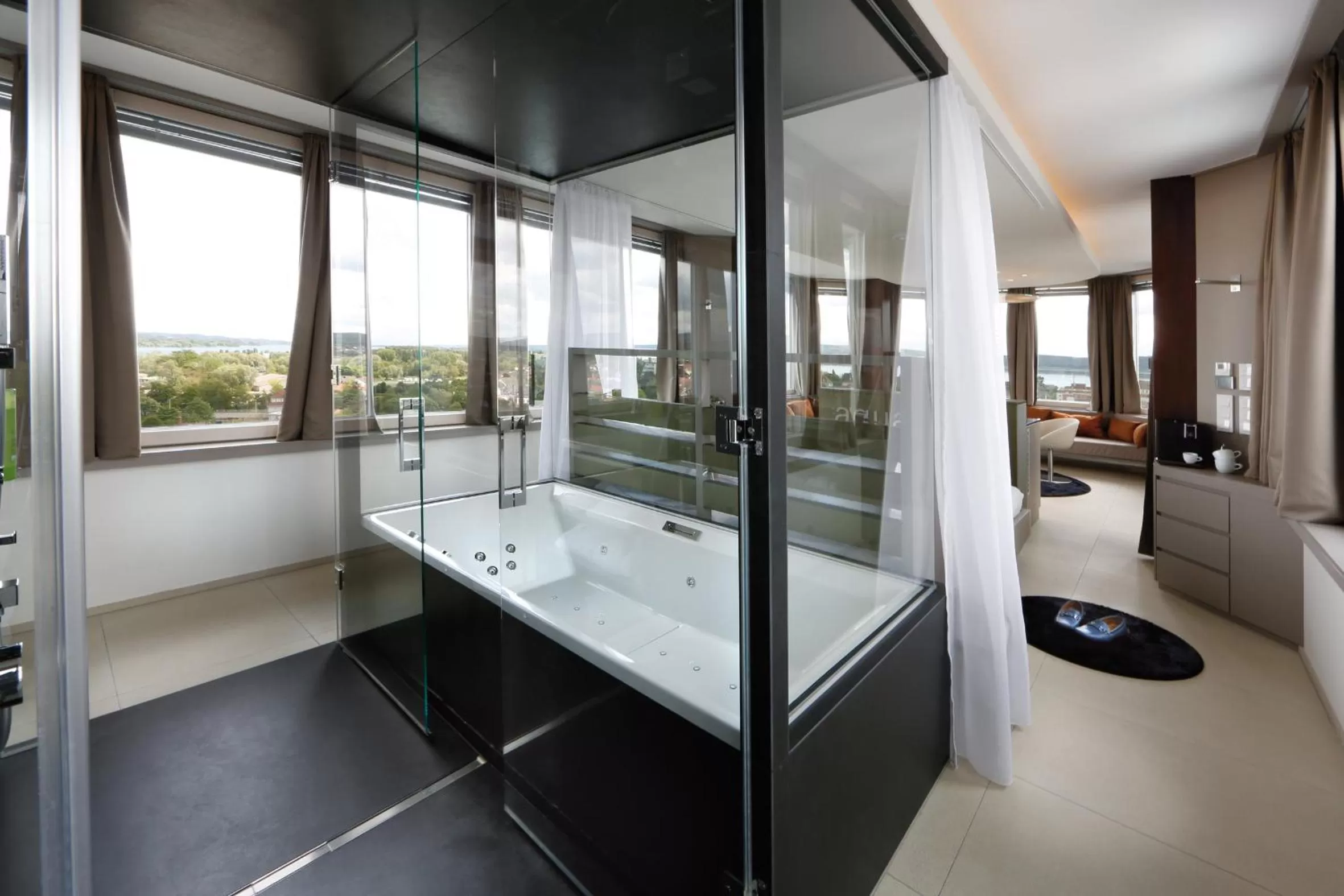 Bathroom in aquaTurm Hotel & Energie