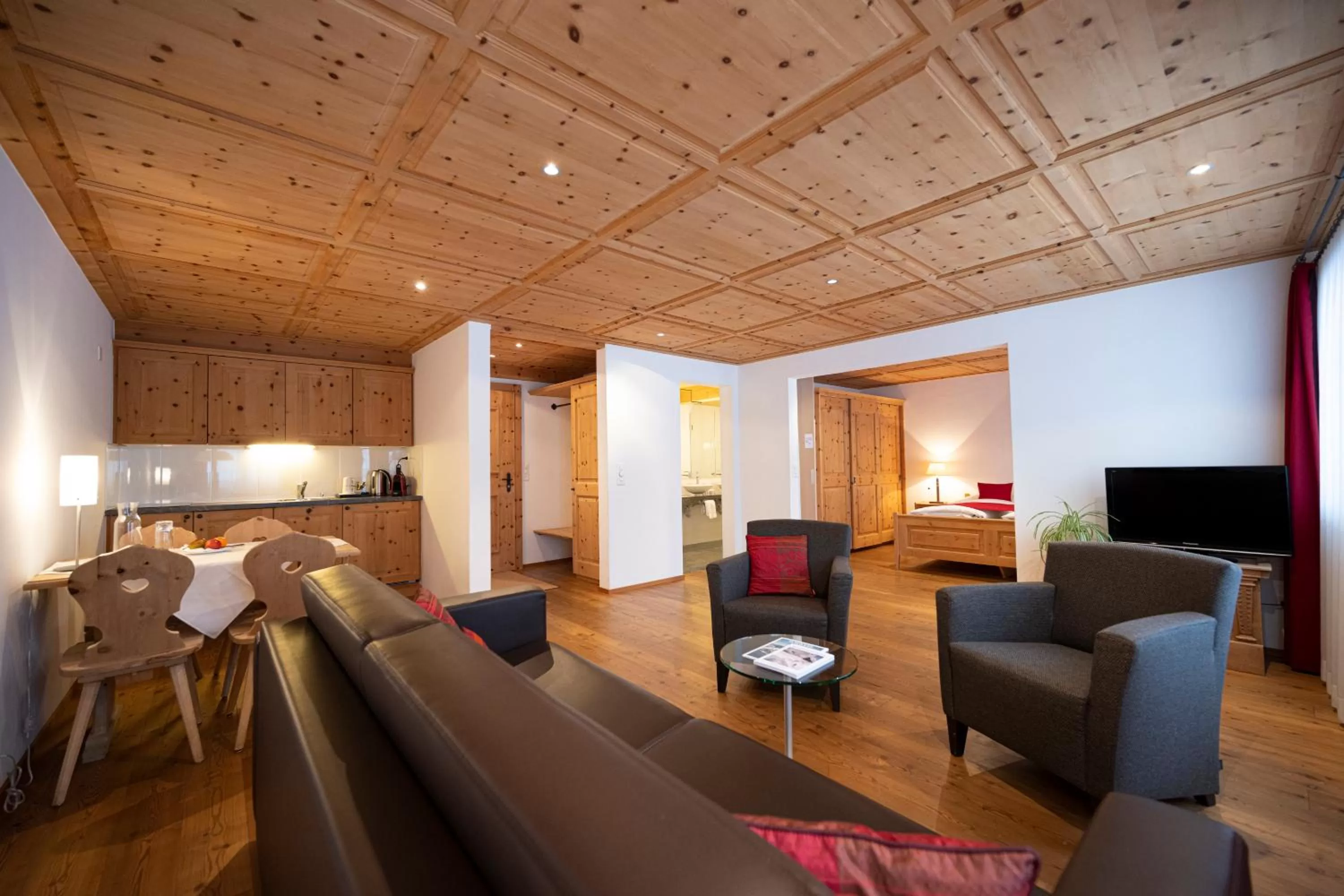 Living room, Seating Area in Hotel Engiadina