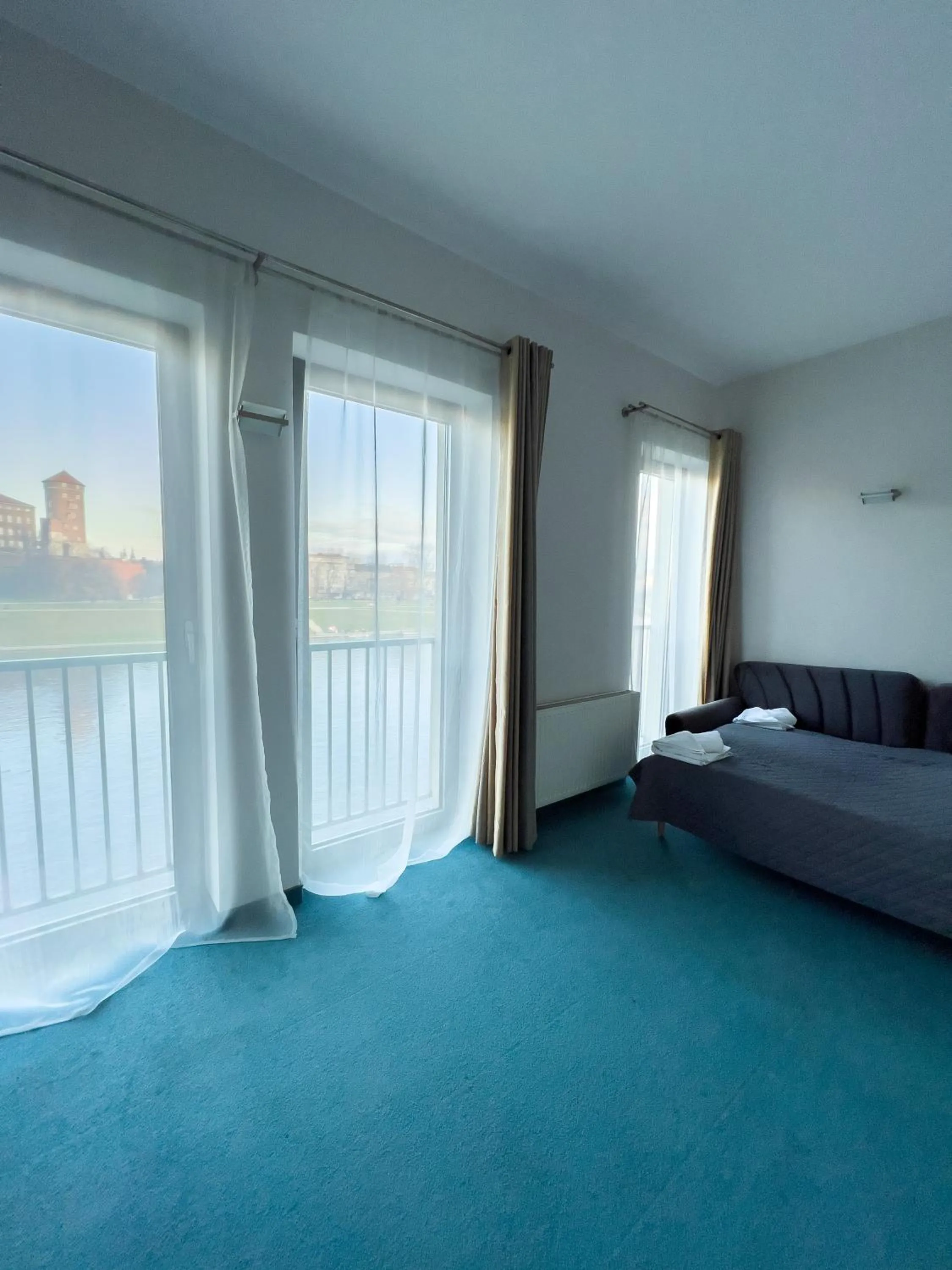 View (from property/room), Bed in Hotel Poleski