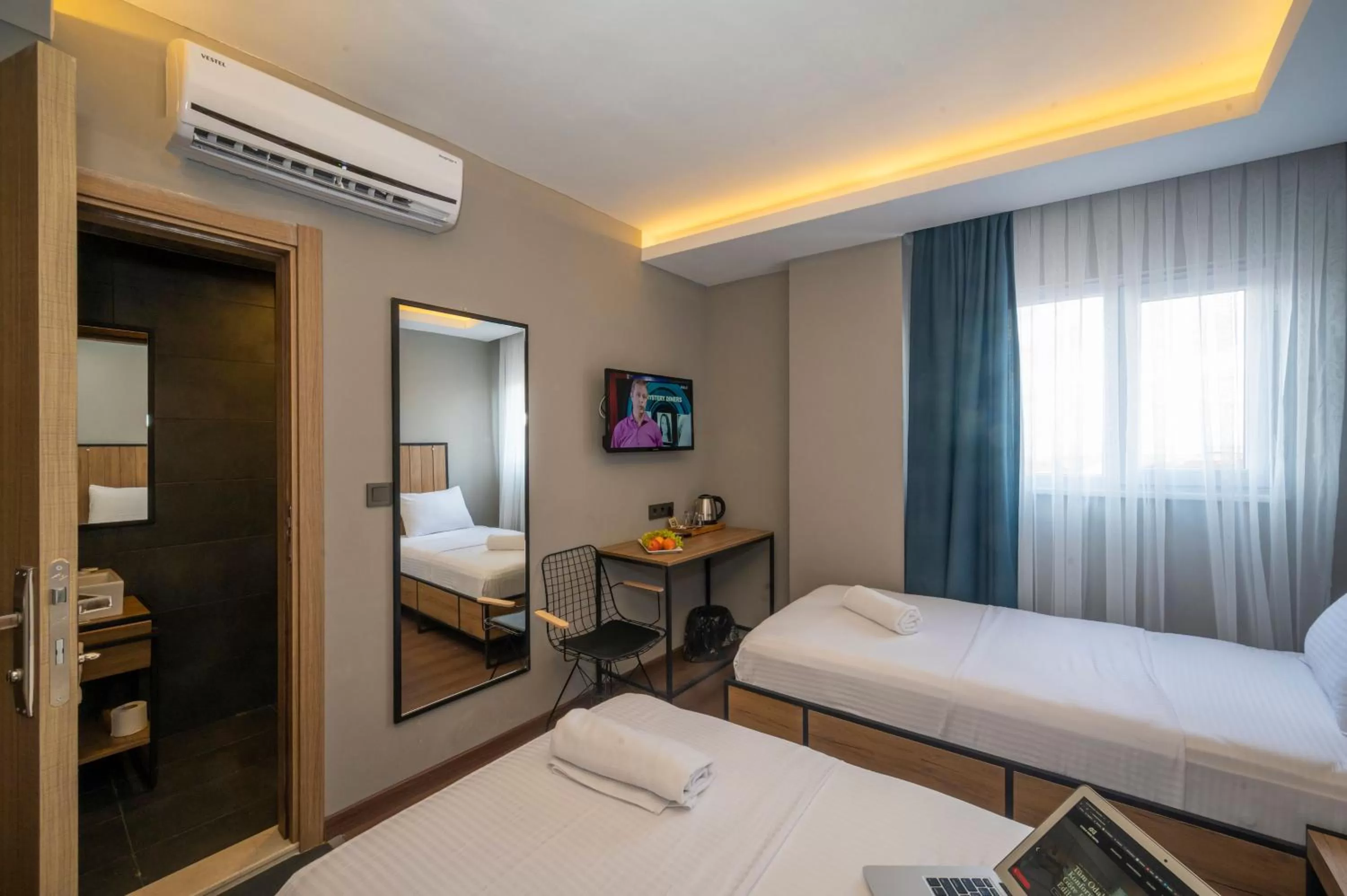 Bed in Çorlu Dem Hotel