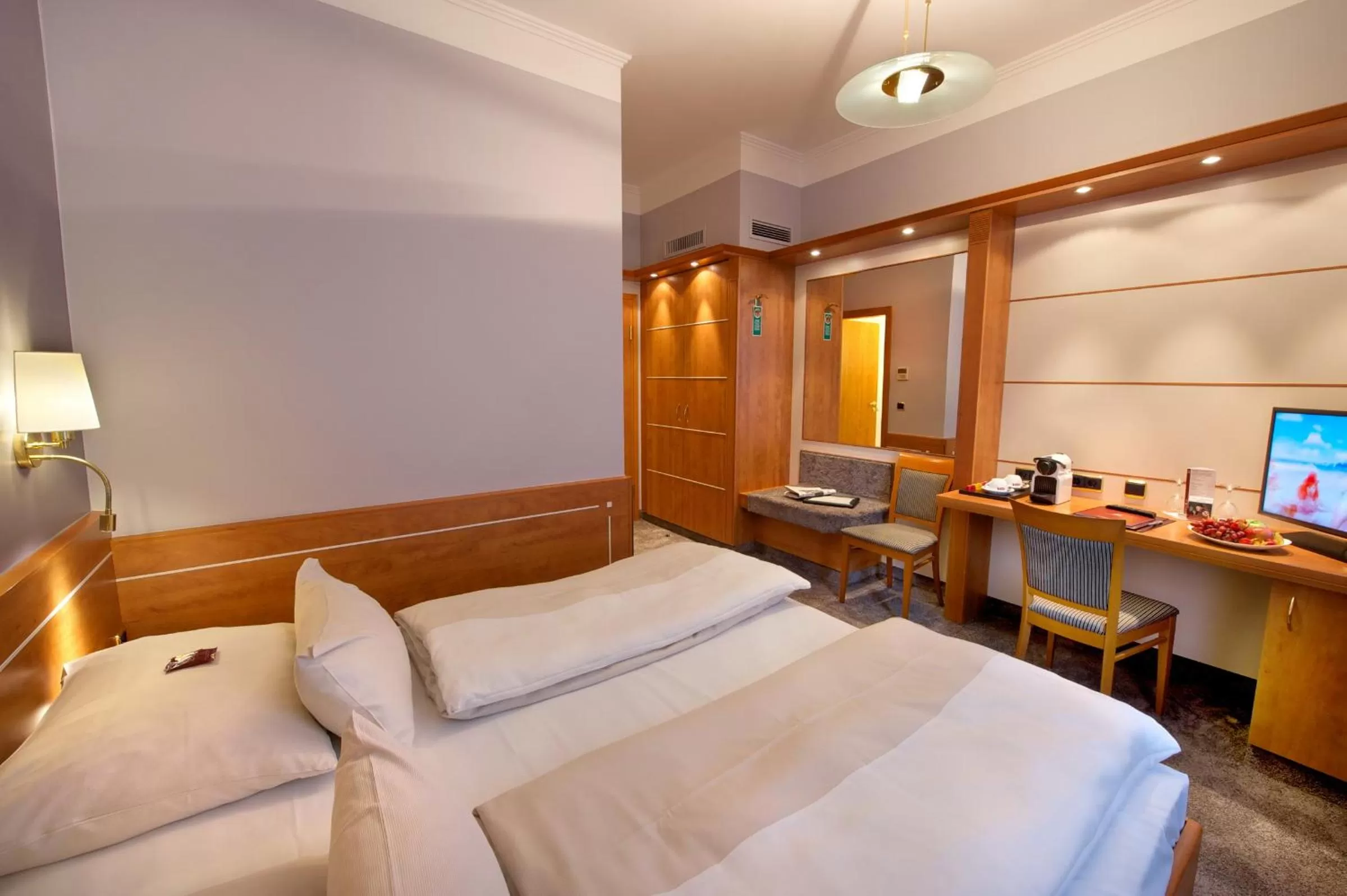 Bed in Hotel Torbräu