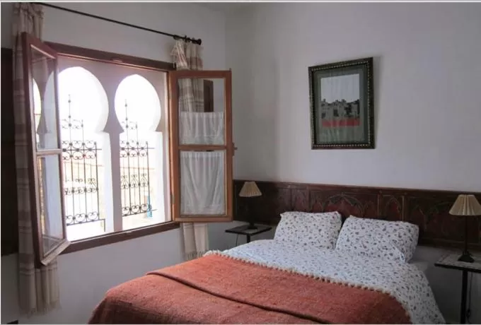 Bed in Hôtel Ras El Maa