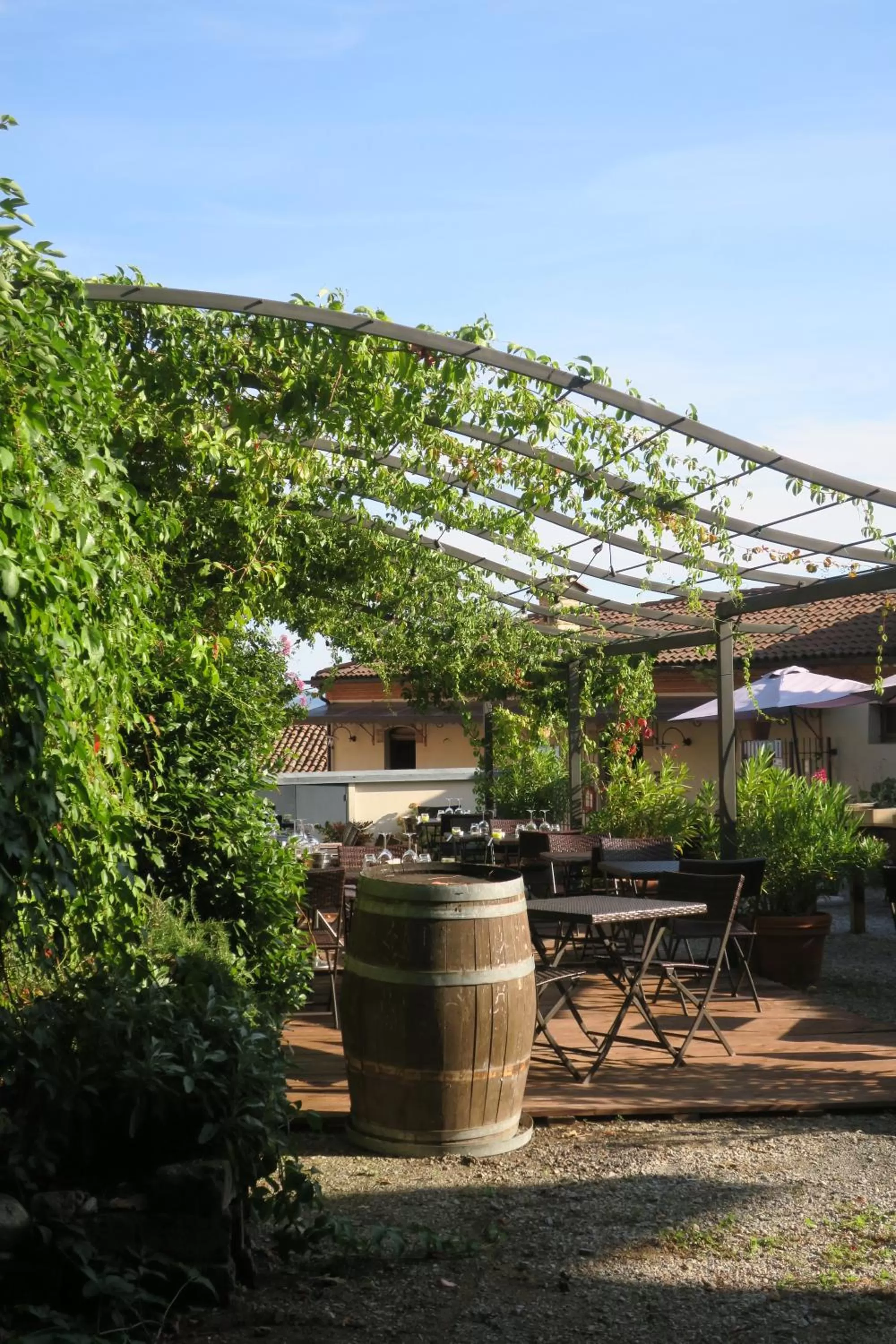 Patio in Foresteria Ristorante Conti Roero