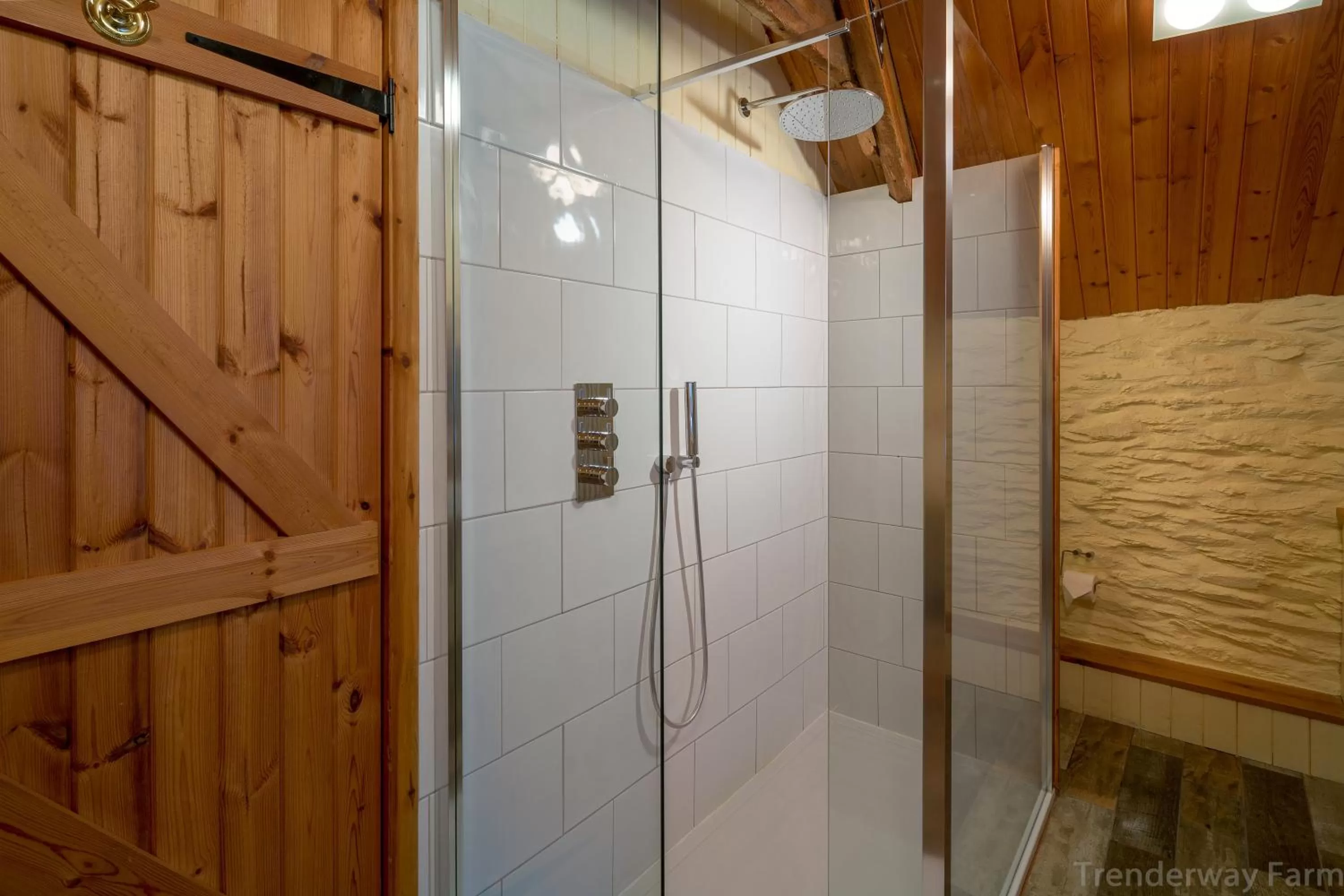 Shower in Trenderway Farm