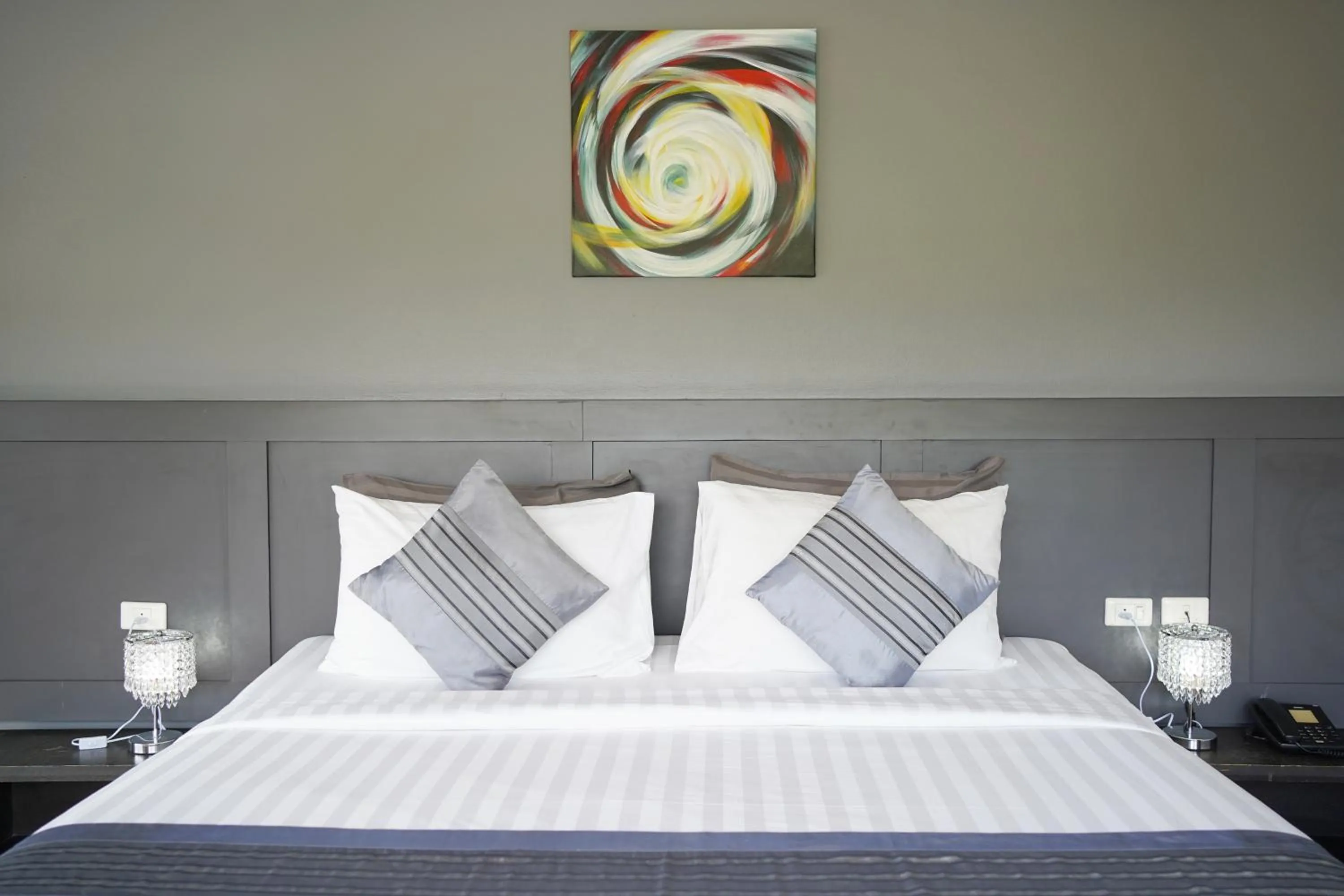 Deluxe Double or Twin Room with Sea View - single occupancy in Casa Del M Patong Phuket - Newly Renovated