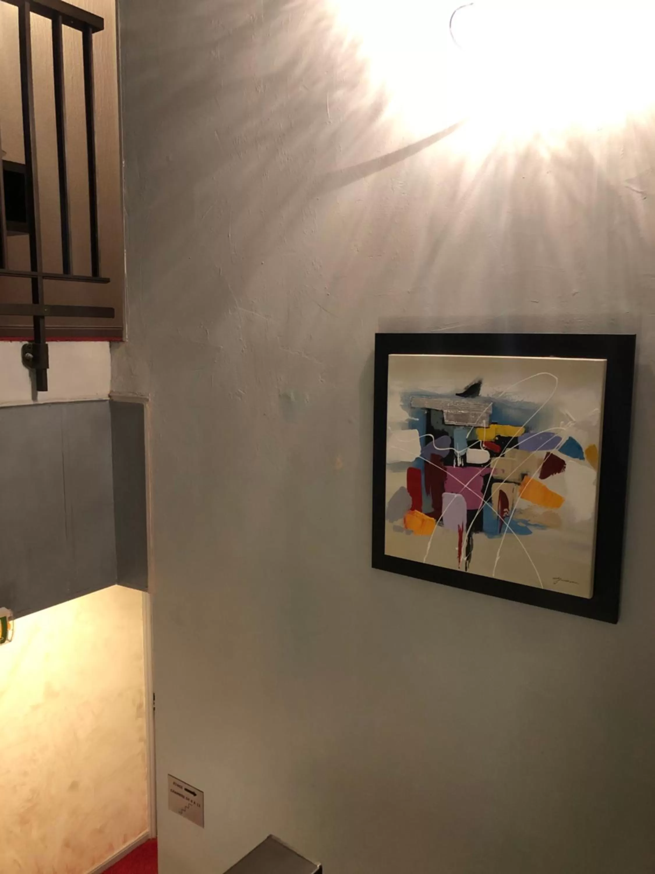 Decorative detail, Bed in Hotel Abelia