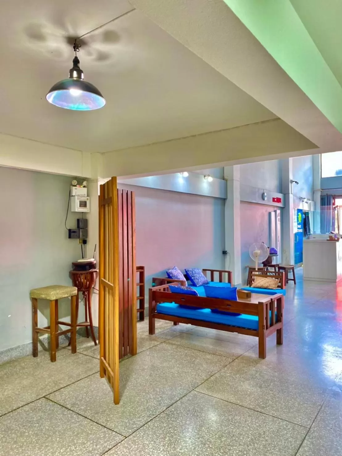 Lobby or reception in No7 Guesthouse