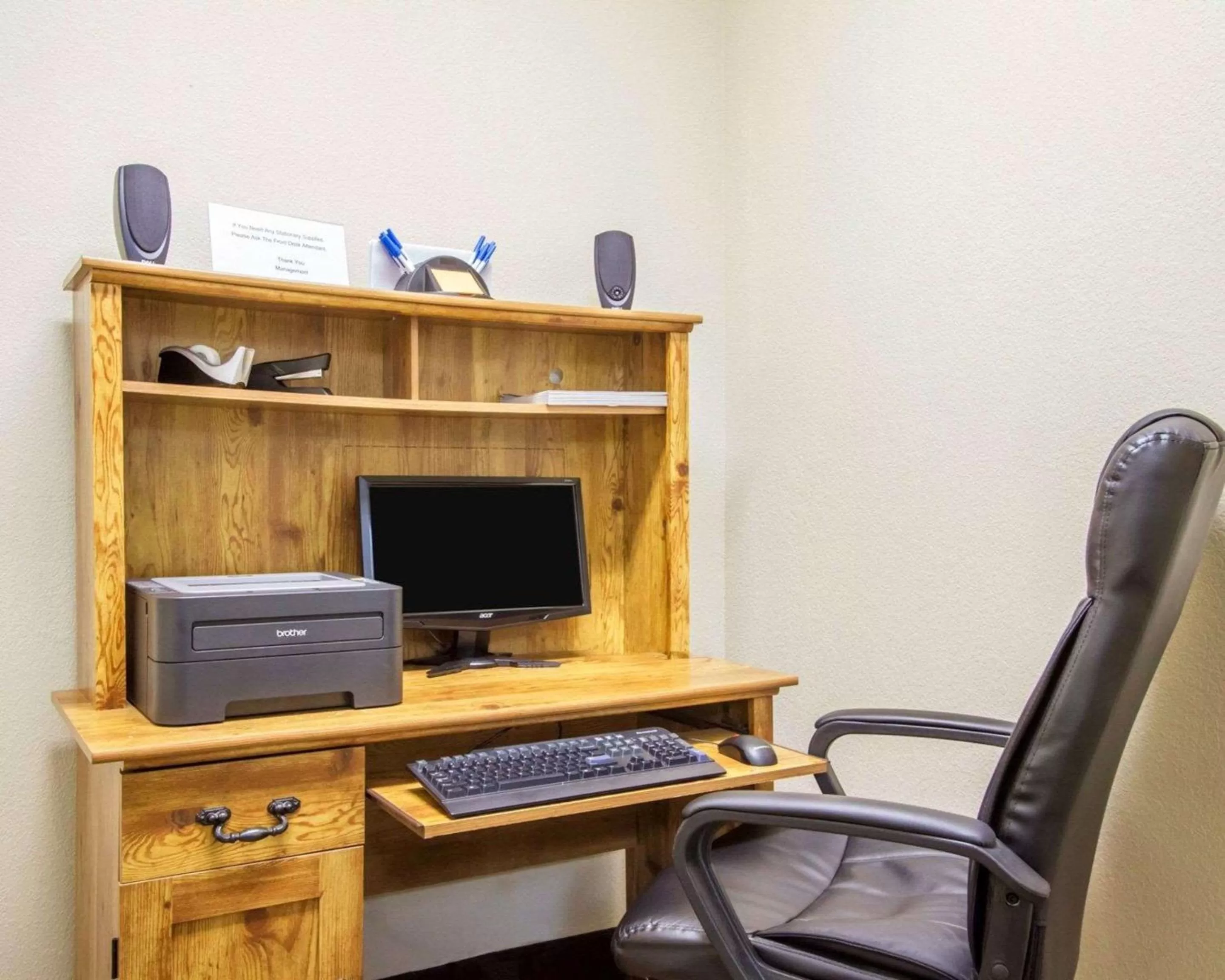 On site in Comfort Inn Bolivar