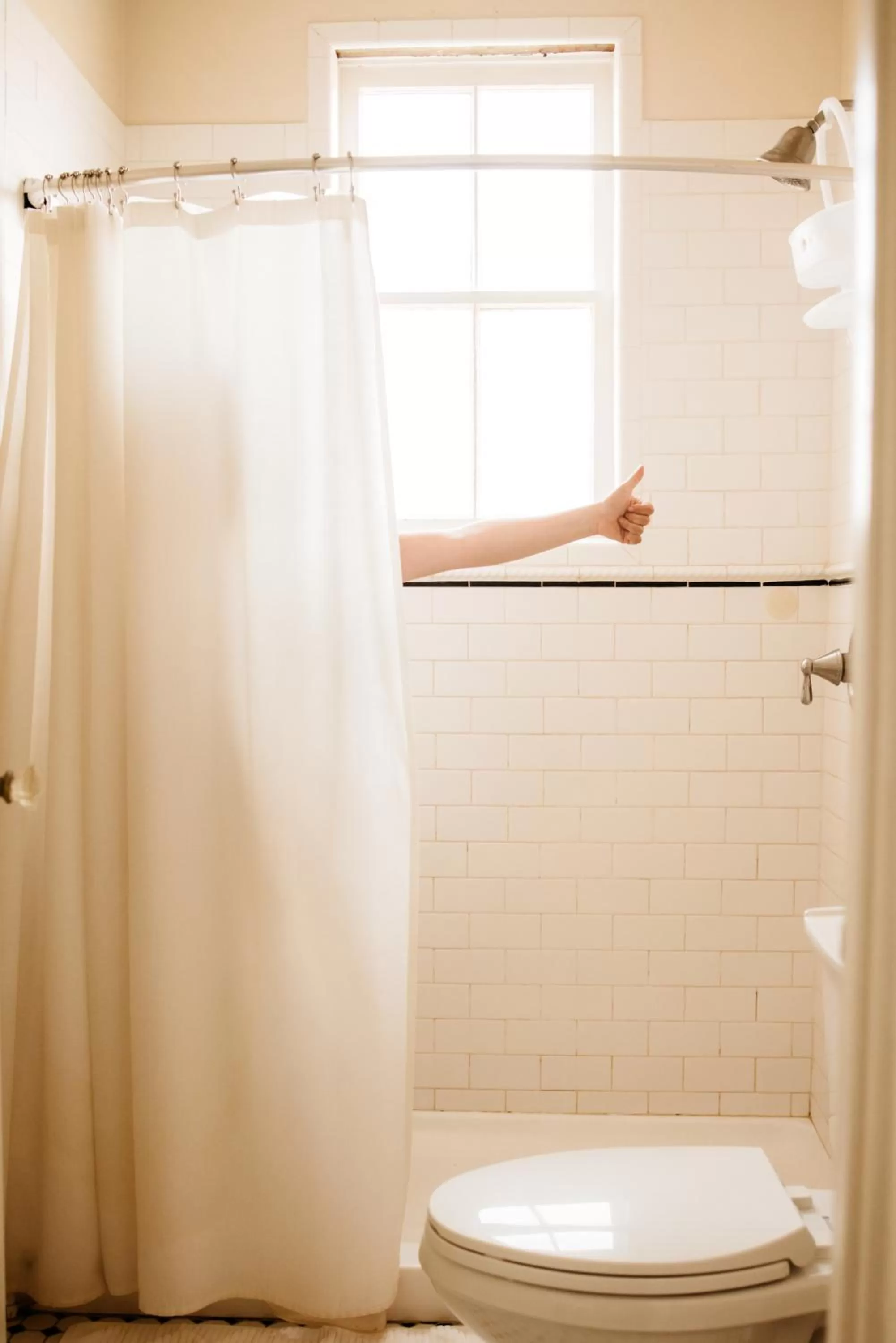 Shower in La Villa de Adelina