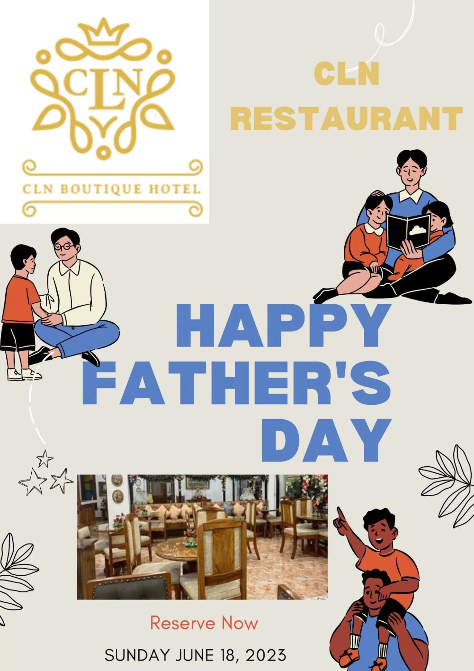 Restaurant/places to eat in CLN Boutique Hotel