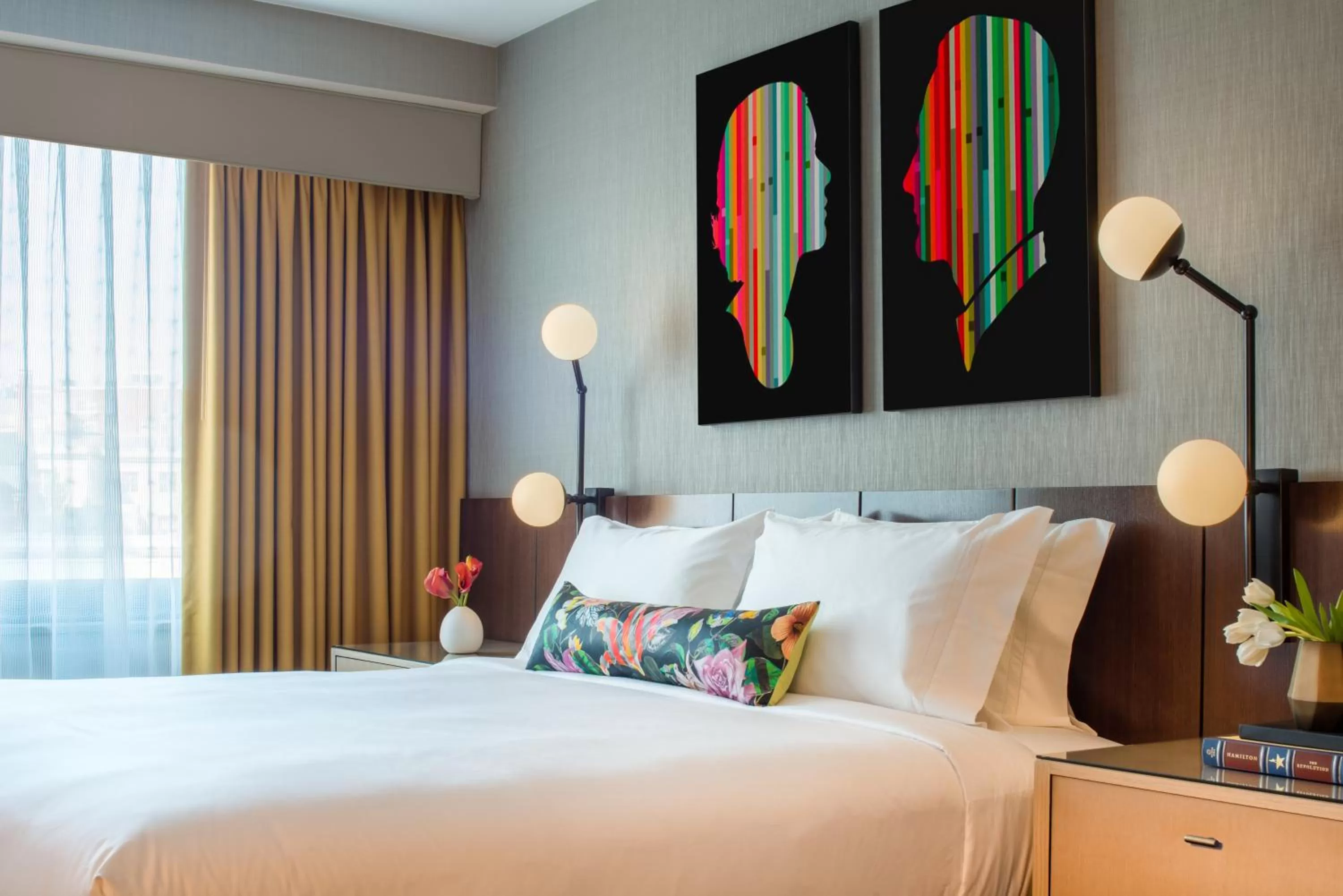 Decorative detail, Bed in The Darcy Hotel, Washington DC